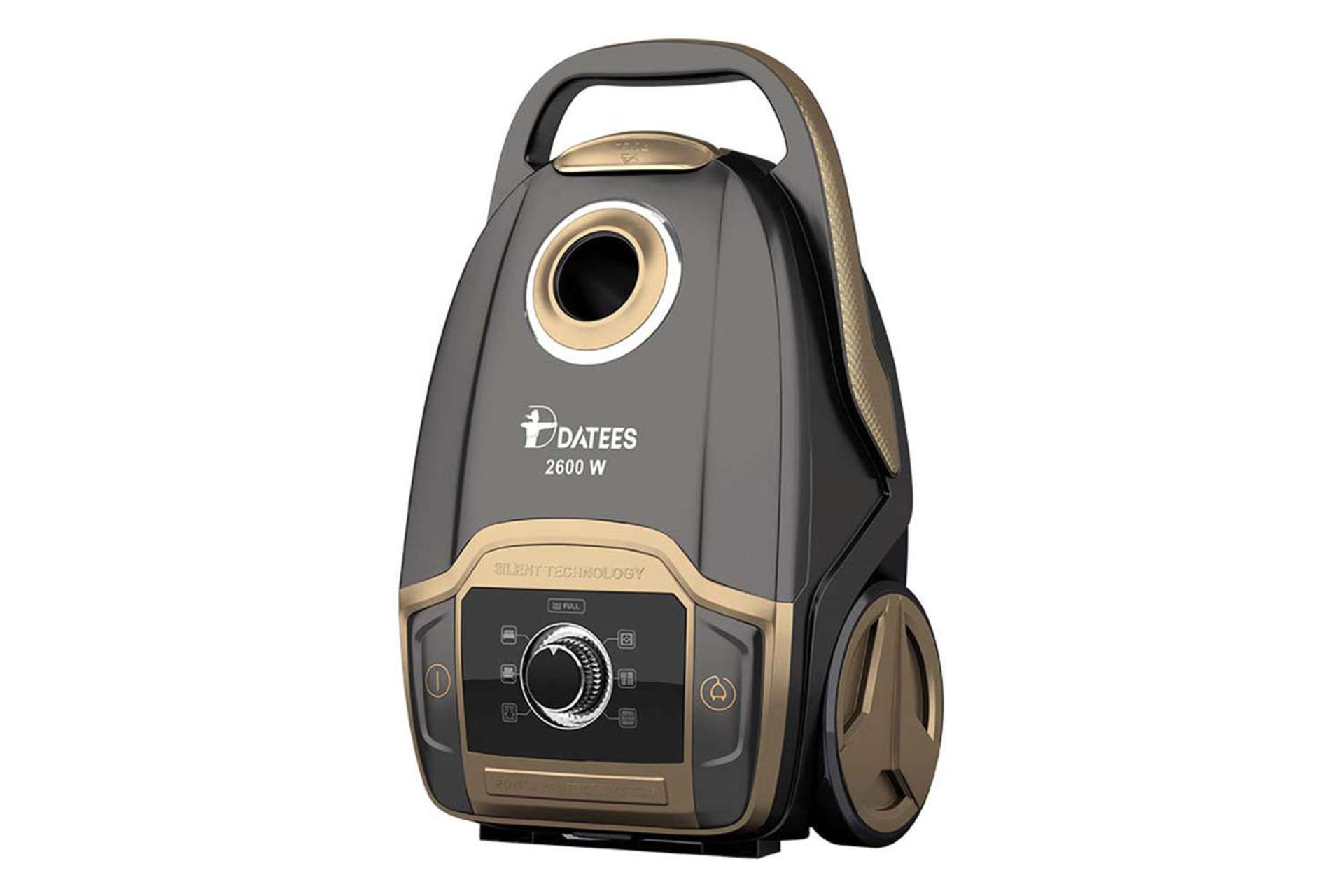 نمای سمت راست جاروبرقی داتیس DVC-707 رنگ خاکستری طلایی