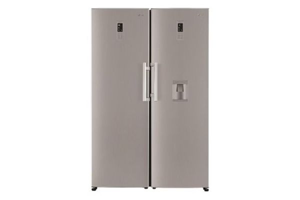 یخچال فریزر ال جی LG LF250RL LF250FL رنگ تیتانیوم نمای جلو