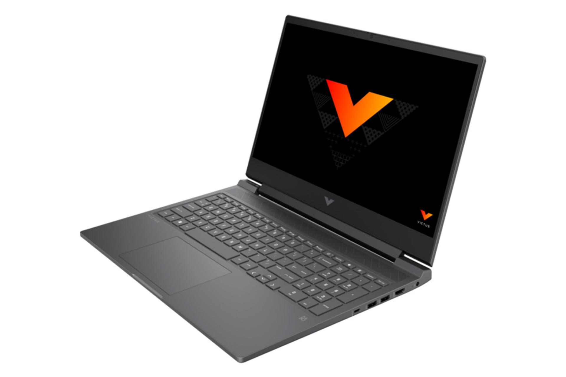 لپ تاپ اچ پی HP Victus 16-r0024ne نمای جلو و راست