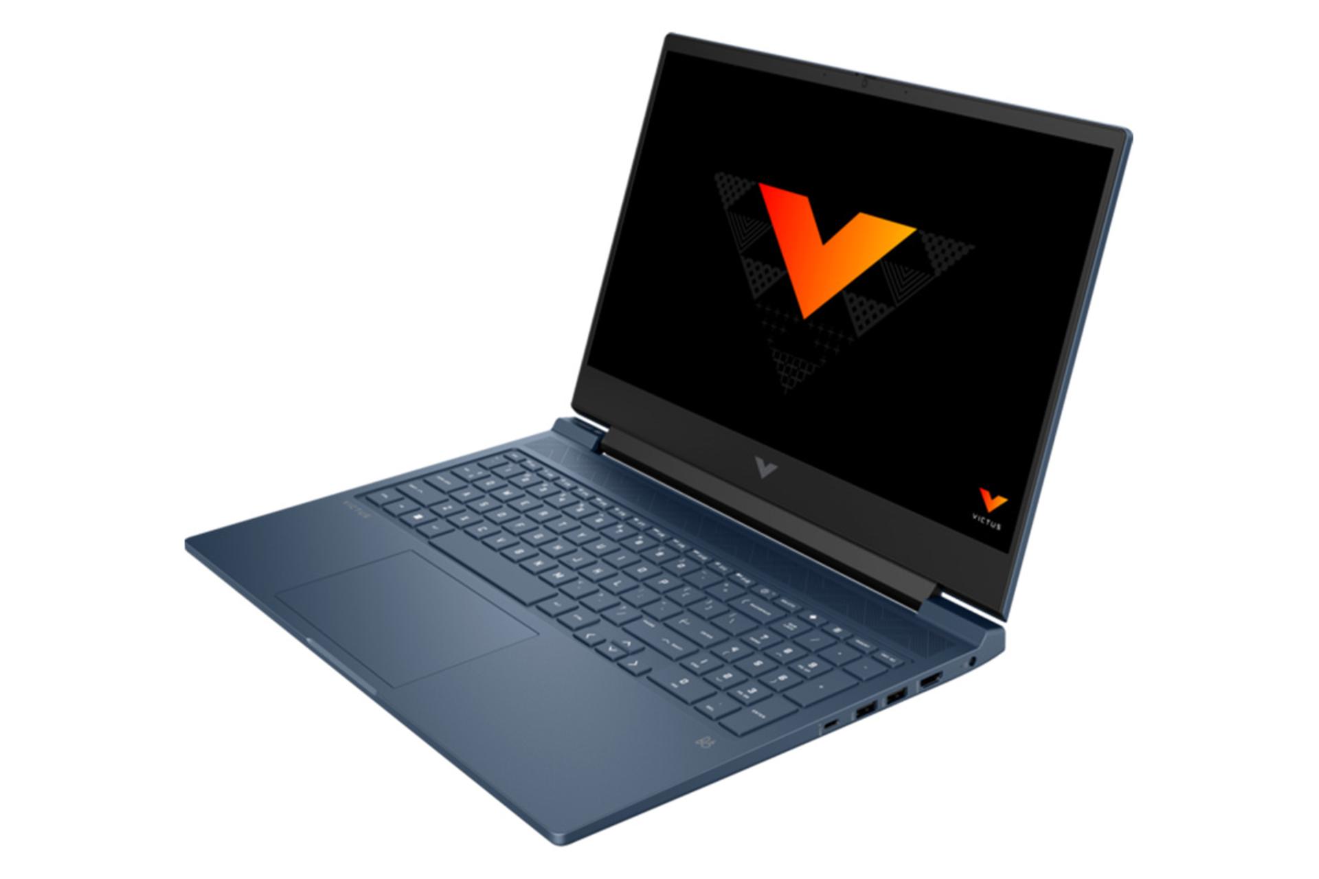 لپ تاپ اچ پی HP Victus 16-r0025ne نمای جلو و راست