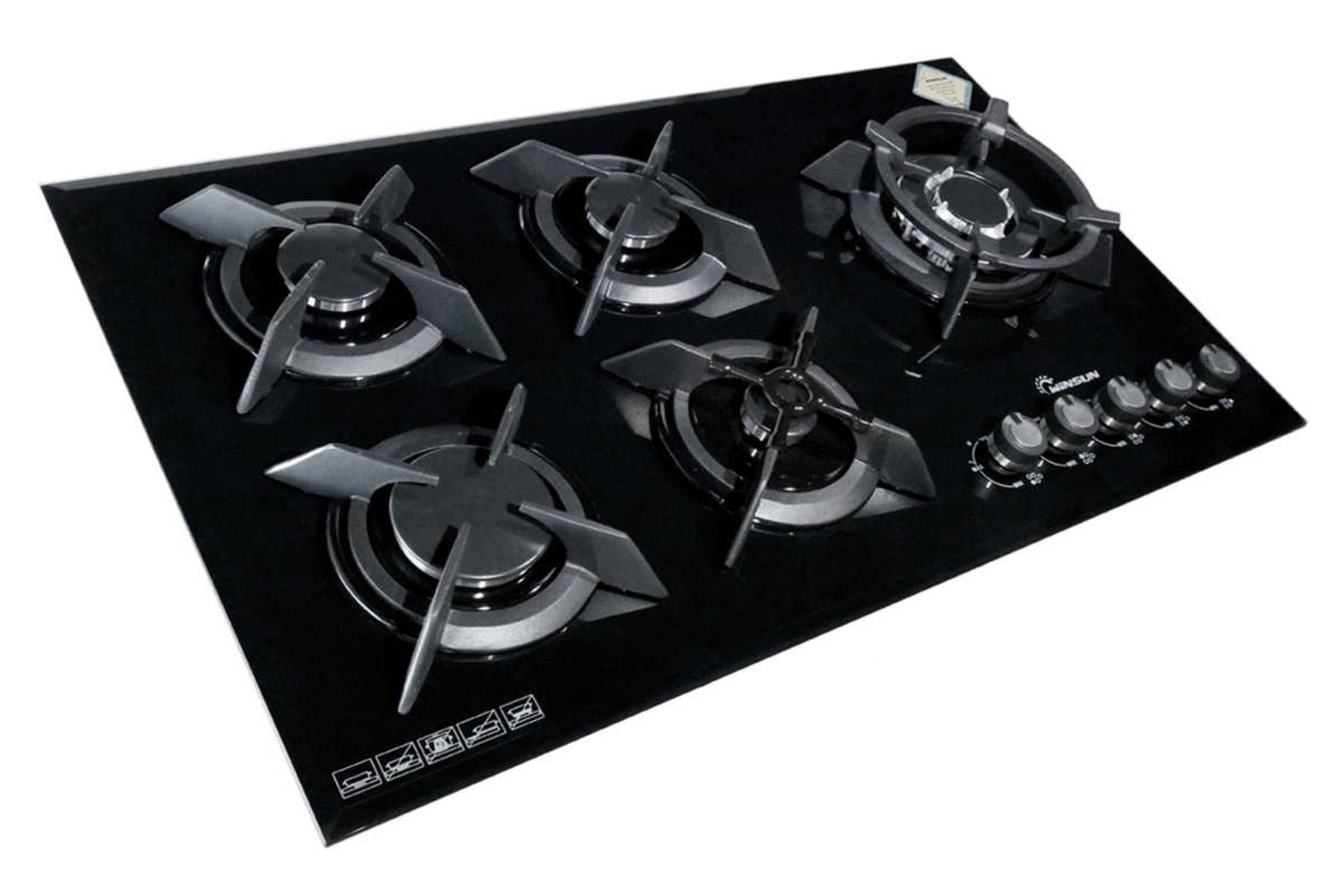 نمای سمت چپ اجاق گاز صفحه ای وین سان 232D