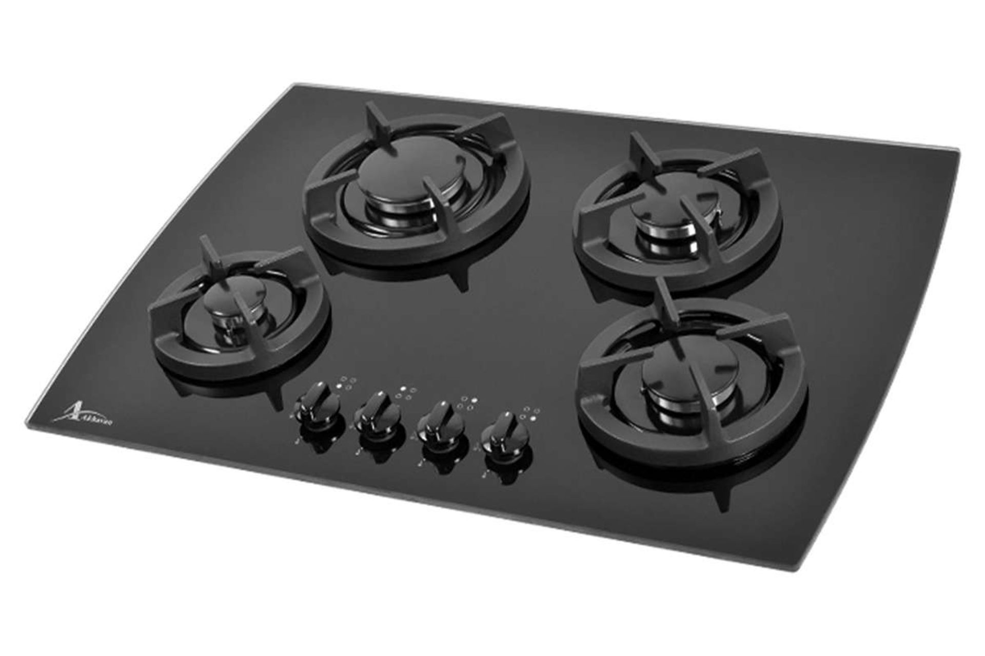 نمای سمت راست اجاق گاز صفحه ای 4 شعله اخوان Gi6