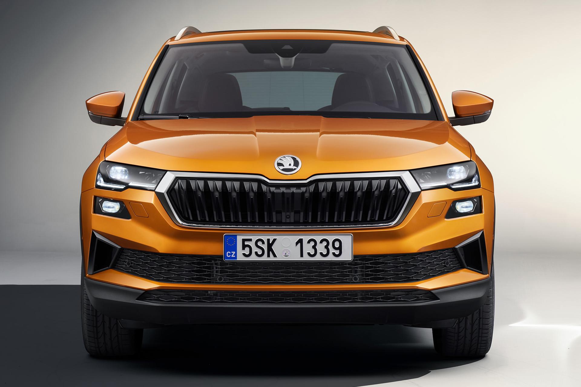 اشکودا کاروک Skoda Karoq 2023 نمای جلوپنجره