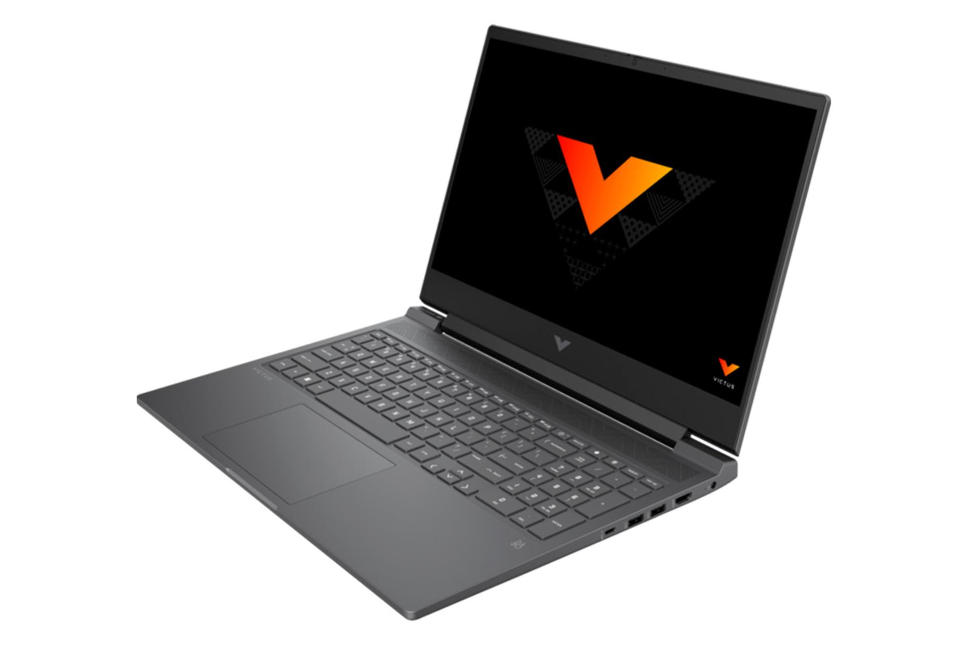 لپ تاپ اچ پی HP Victus 16-r0022ne نمای جلو و راست