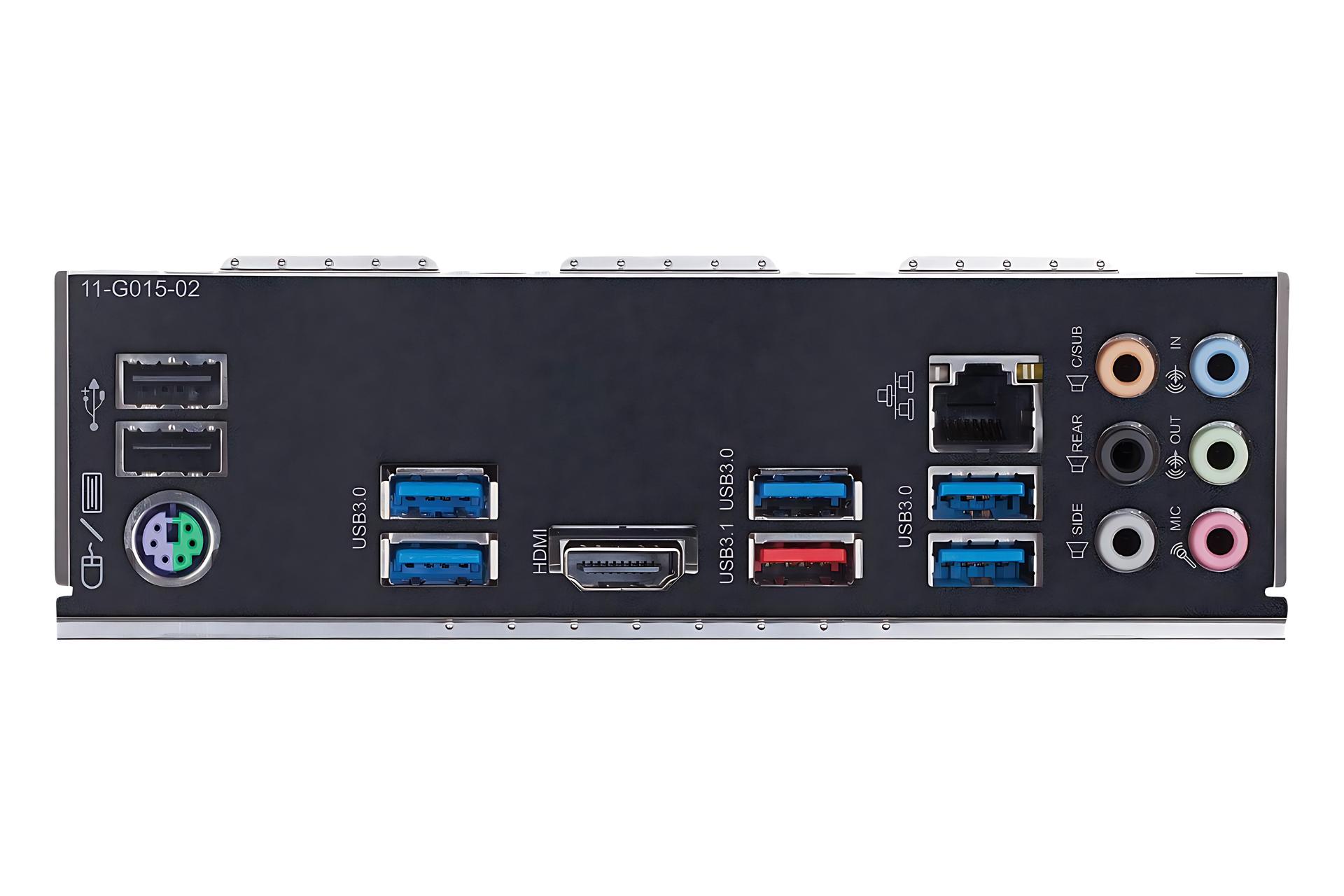 درگاه های مادربرد گیگابایت GIGABYTE Z390 GAMING X (rev. 1.0)