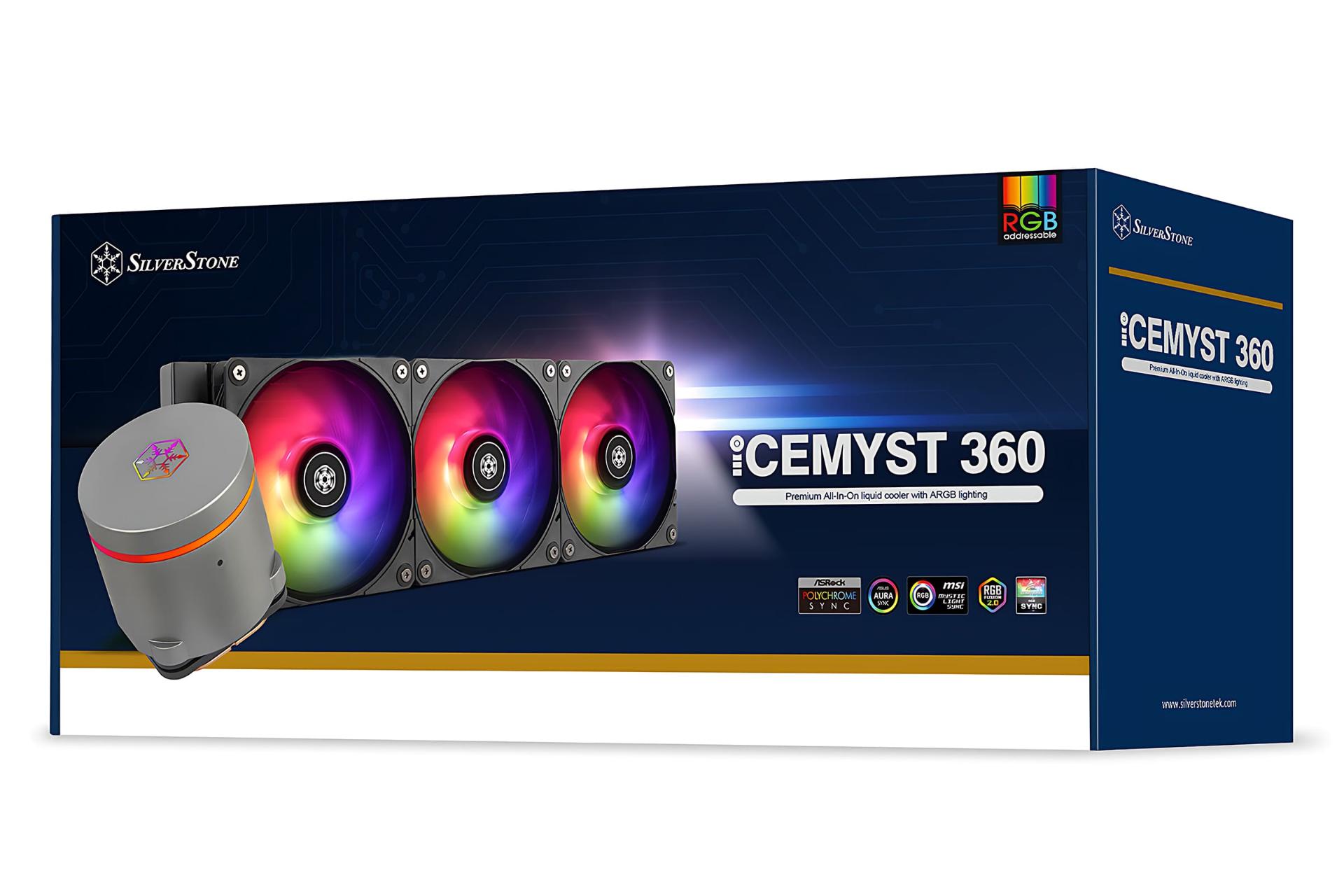 جعبه خنک کننده مایع سیلور استون SilverStone IceMyst 360