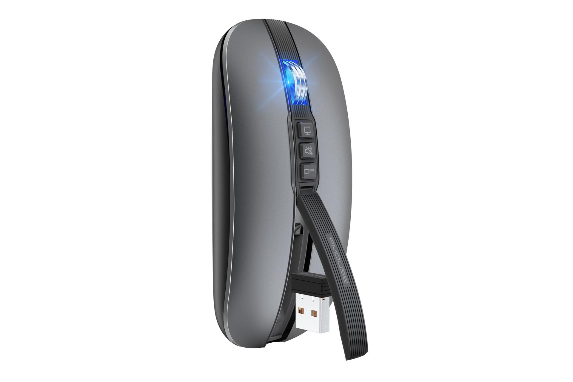 نمای کناری رنگ مشکی ماوس اف ماوس Fmouse M113