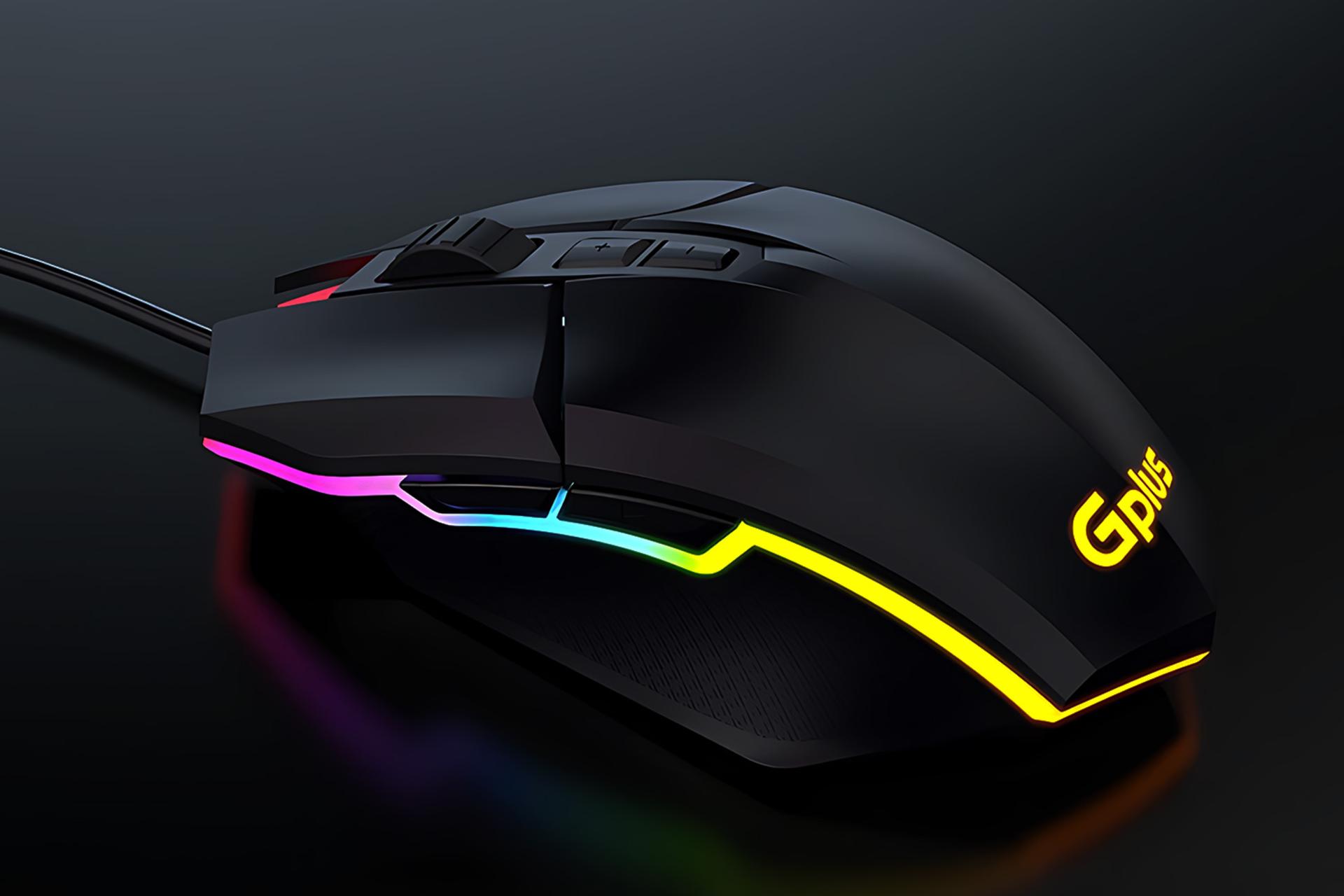 نمای کناری ماوس جی پلاس Gplus GMK-M440W