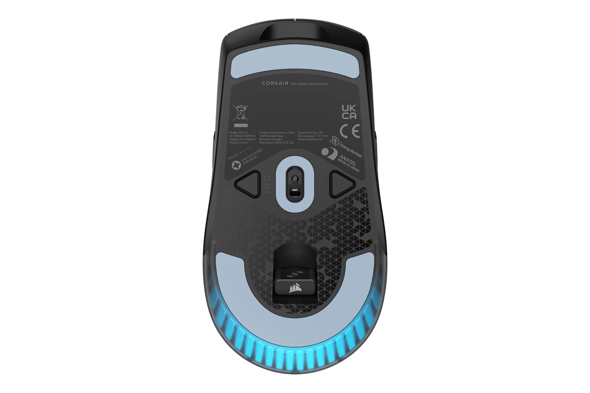 نمای پایین ماوس کورسیر Corsair M75 Wireless