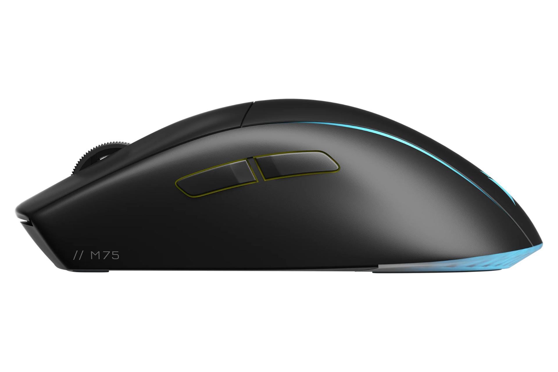 نمای چپ ماوس کورسیر Corsair M75 Wireless