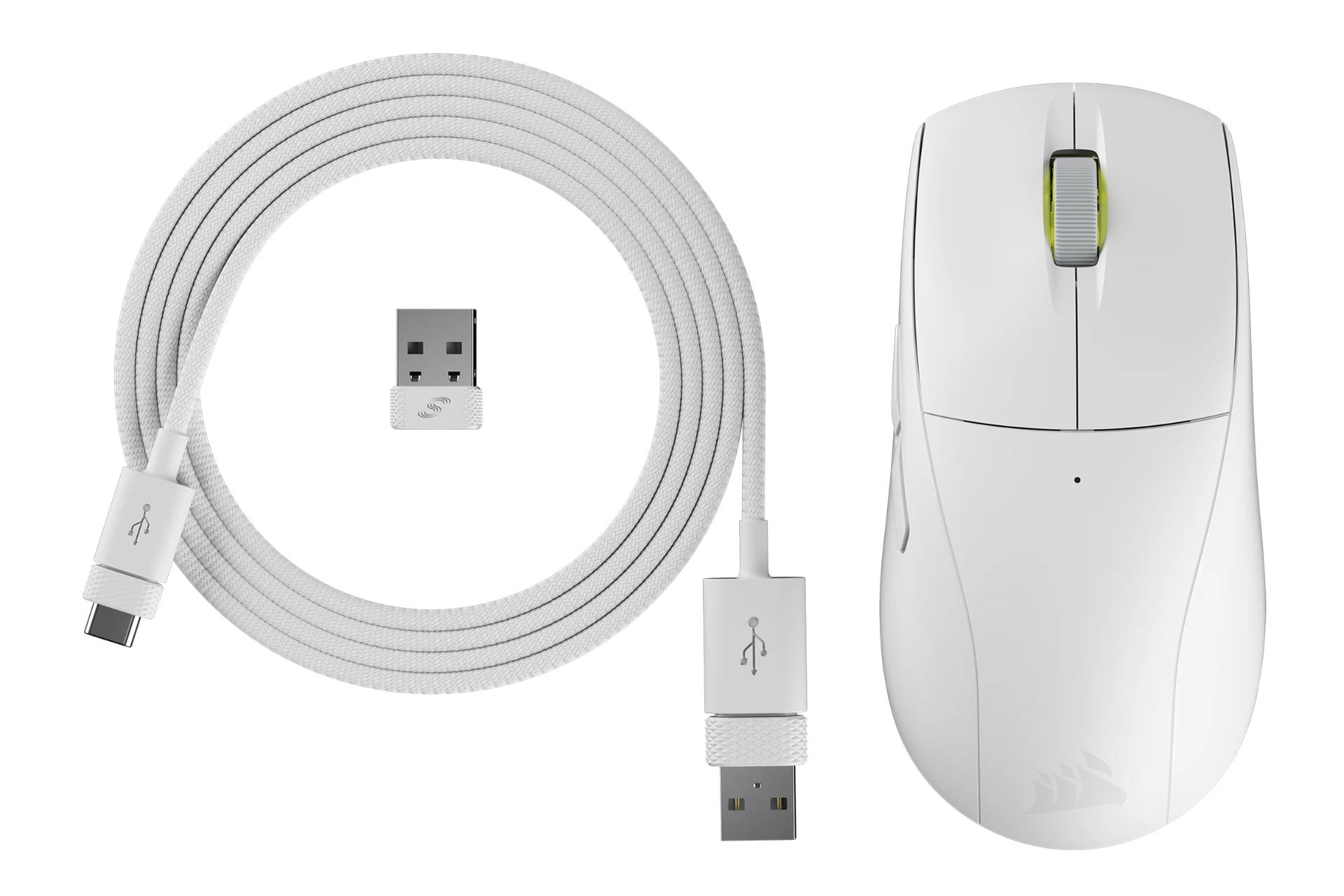 ماوس کورسیر Corsair M75 AIR به همراه کابل اتصال و دانگل بی سیم