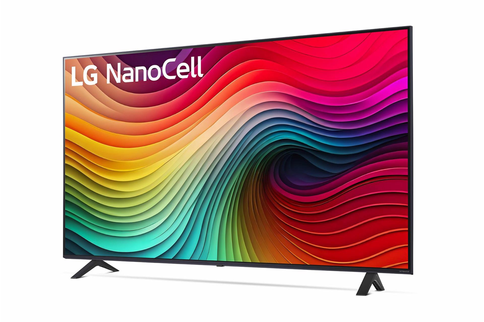 تلویزیون ال جی LG NANO82 2024 نمای جلو و راست