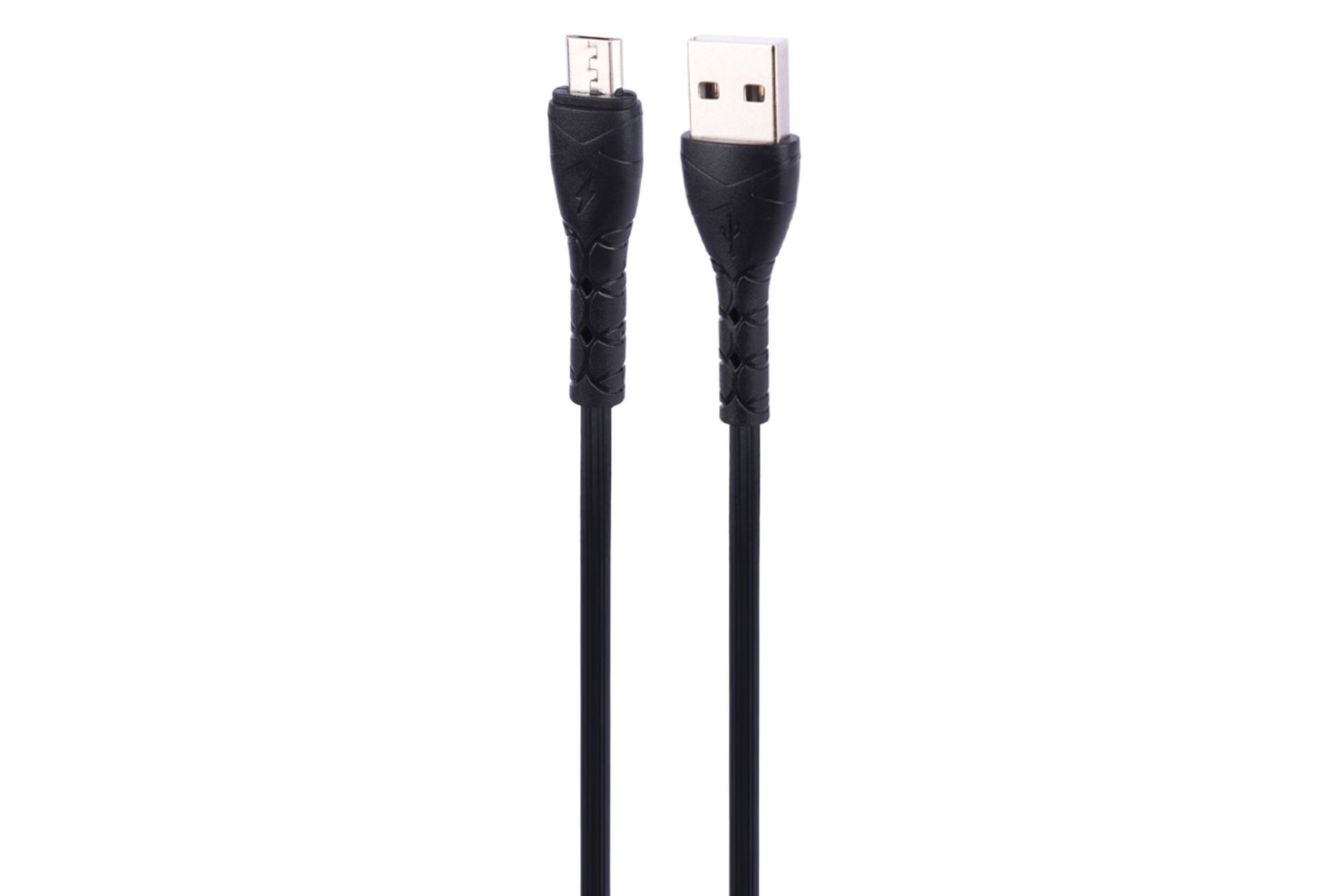 کانکتور و اتصال کابل شارژ USB شوش Type-A به Micro-USB مدل SH207A با طول 1.1 متر