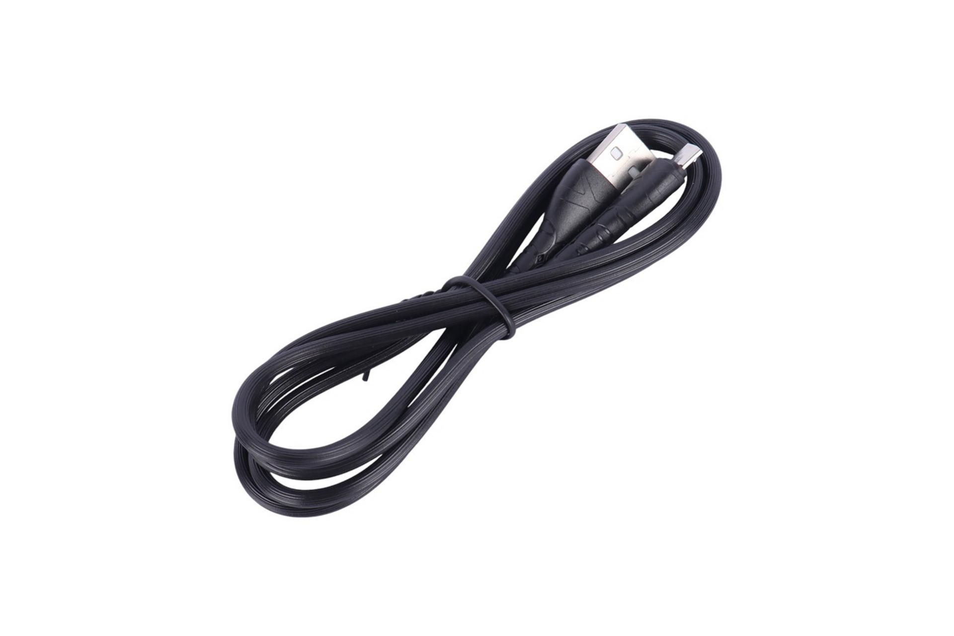 کابل شارژ USB شوش Type-A به Micro-USB مدل SH207A با طول 1.1 متر رنگ مشکی