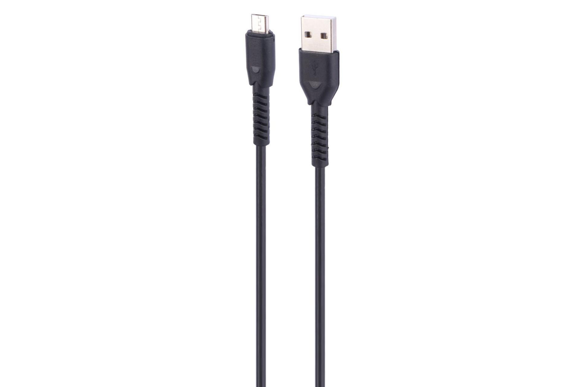 کانکتور و اتصال کابل شارژ USB شوش Type-A به Micro-USB مدل SH103A با طول 1.1 متر