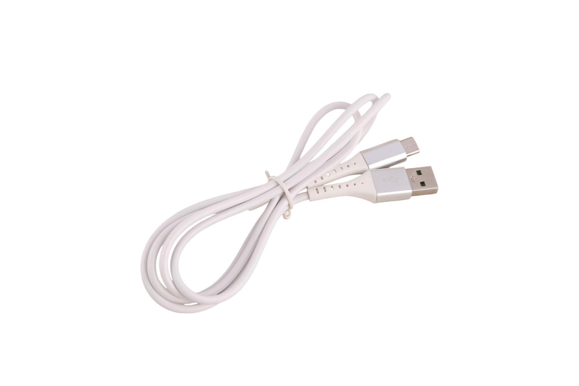 کابل شارژ USB شوش Type-A به Type-C مدل SH65C با طول 1.1 متر رنگ سفید