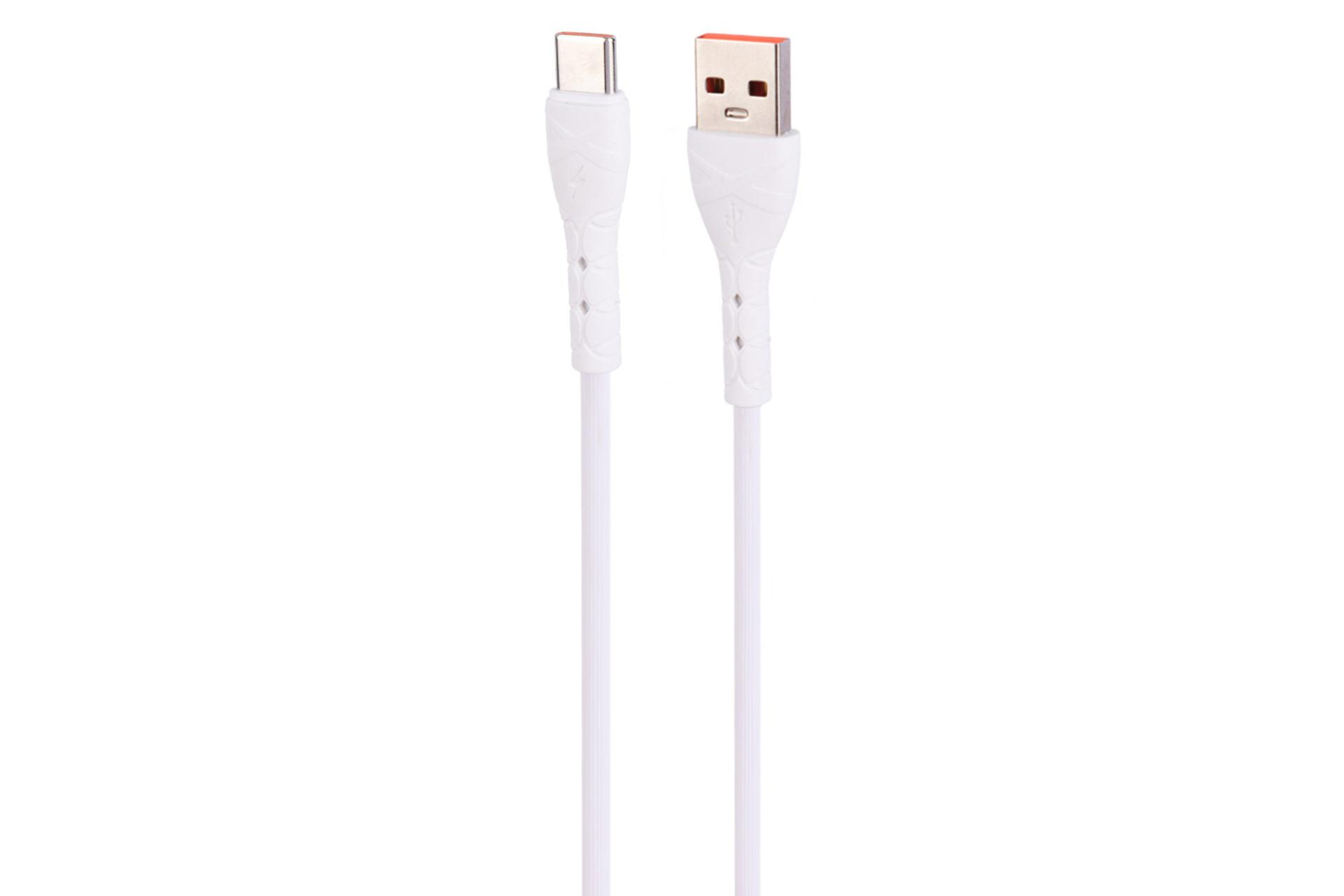 کانکتور و اتصال کابل شارژ USB شوش Type-A به Type-C مدل SH207C با طول 1.1 متر
