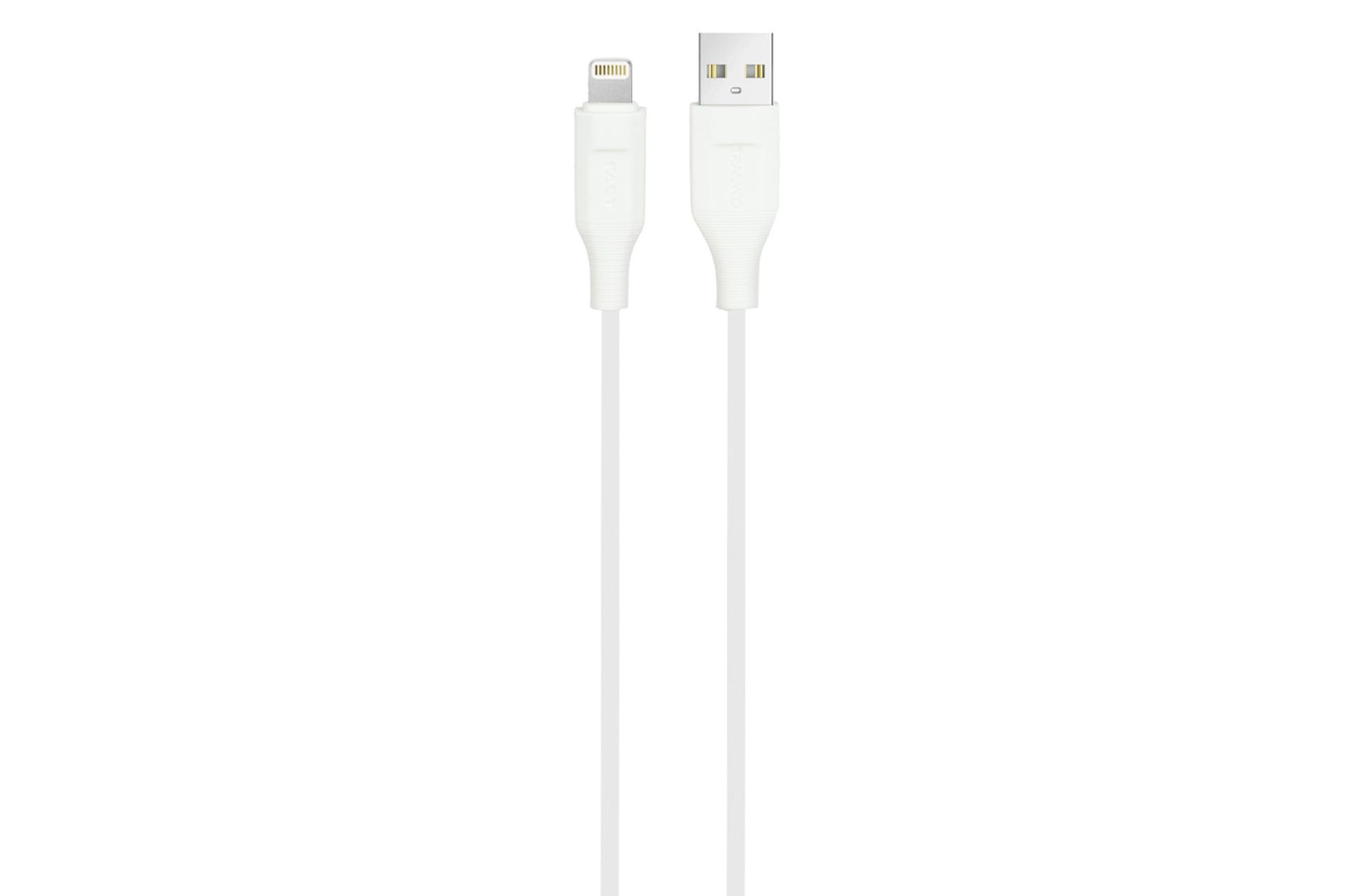 کابل شارژ USB ترانیو Type-A به Lightning مدل T-S17I با طول 1 متر رنگ سفید
