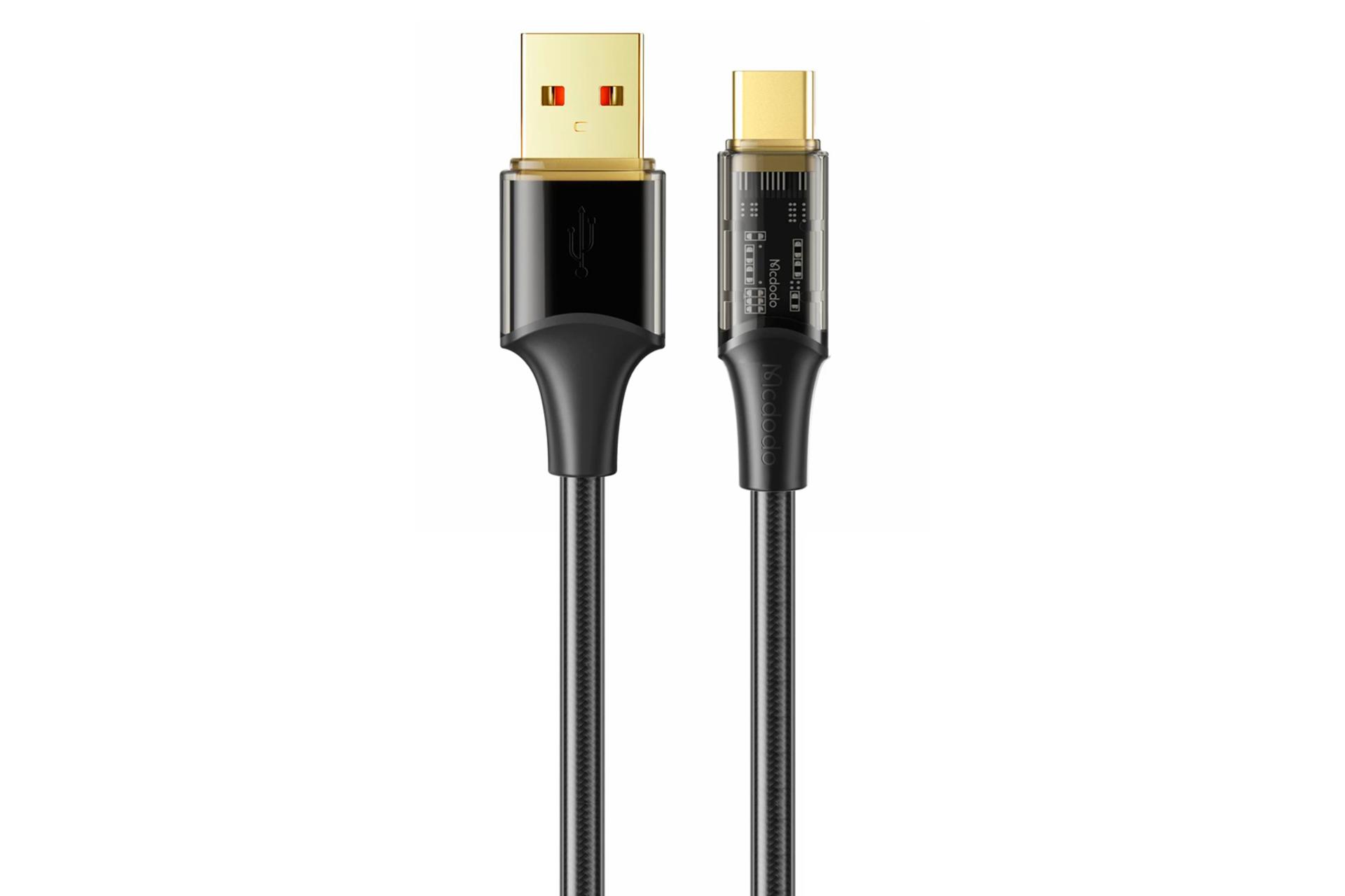 کابل شارژ USB مک دودو Type-A به Type-C مدل CA-2090 با طول 1.2 متر رنگ مشکی