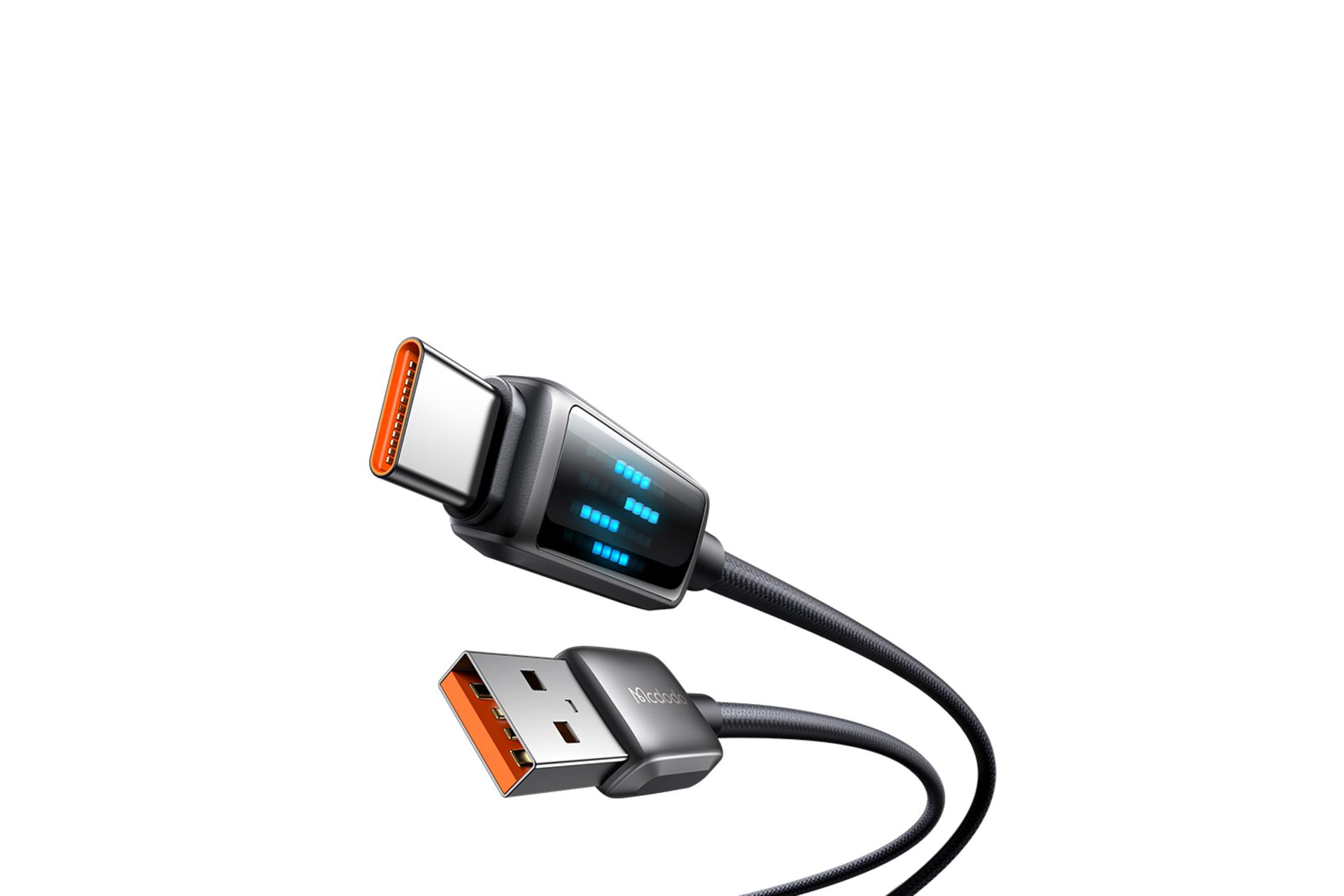 کانکتور و اتصال کابل شارژ USB مک دودو Type-A به Type-C مدل CA-2350 با طول 1.2 متر