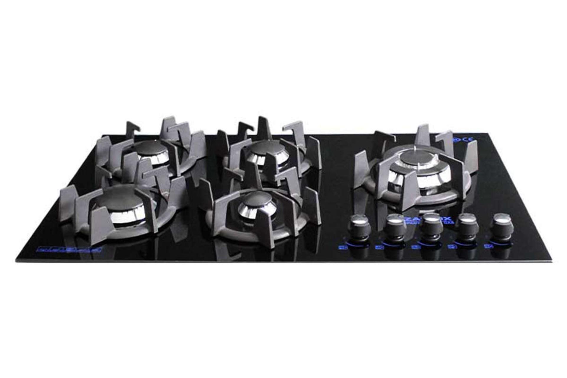 نمای جلوی اجاق گاز صفحه ای آذرلوکس G05ME-S8B