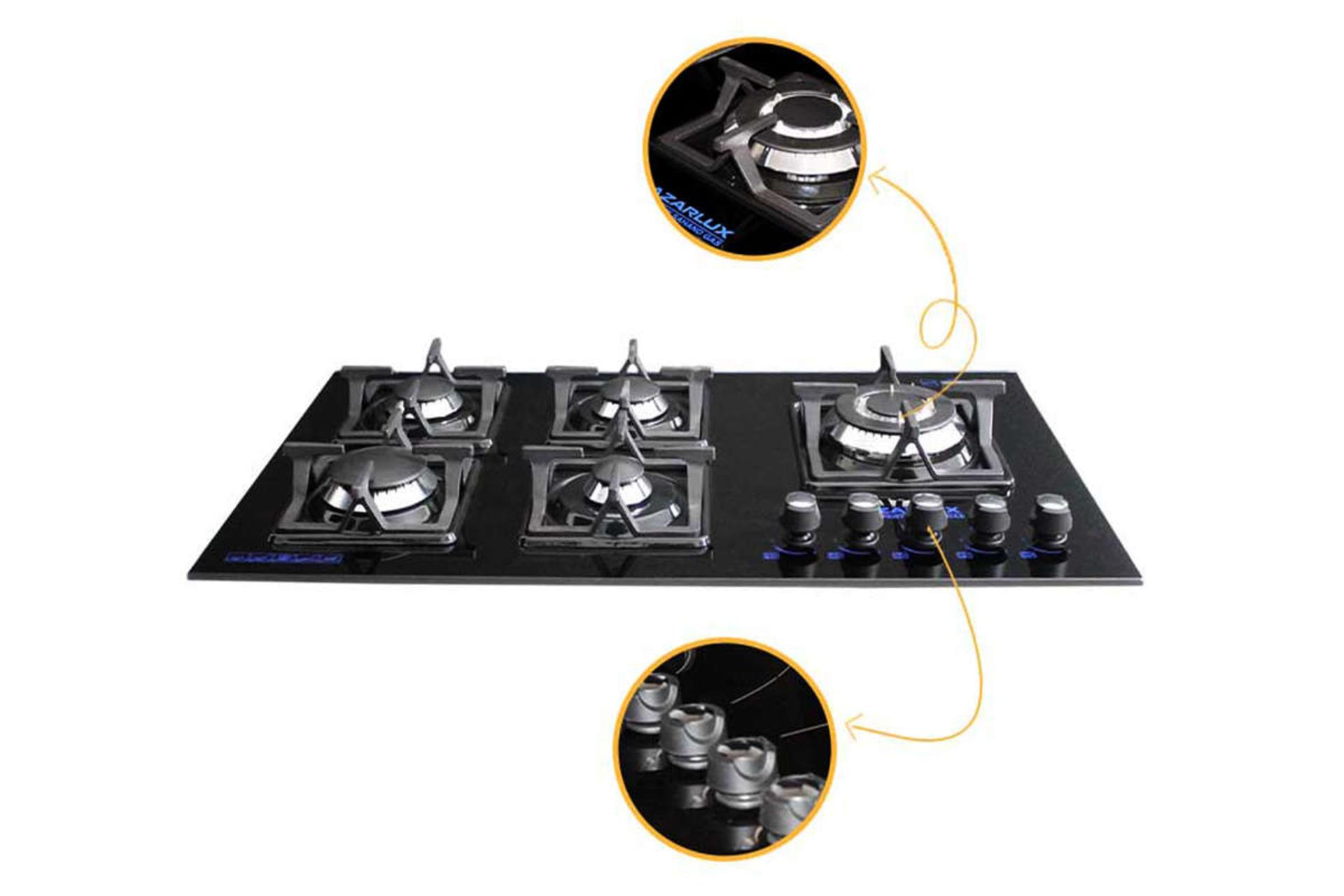 شعله اجاق گاز صفحه ای آذرلوکس G05ME-S7B