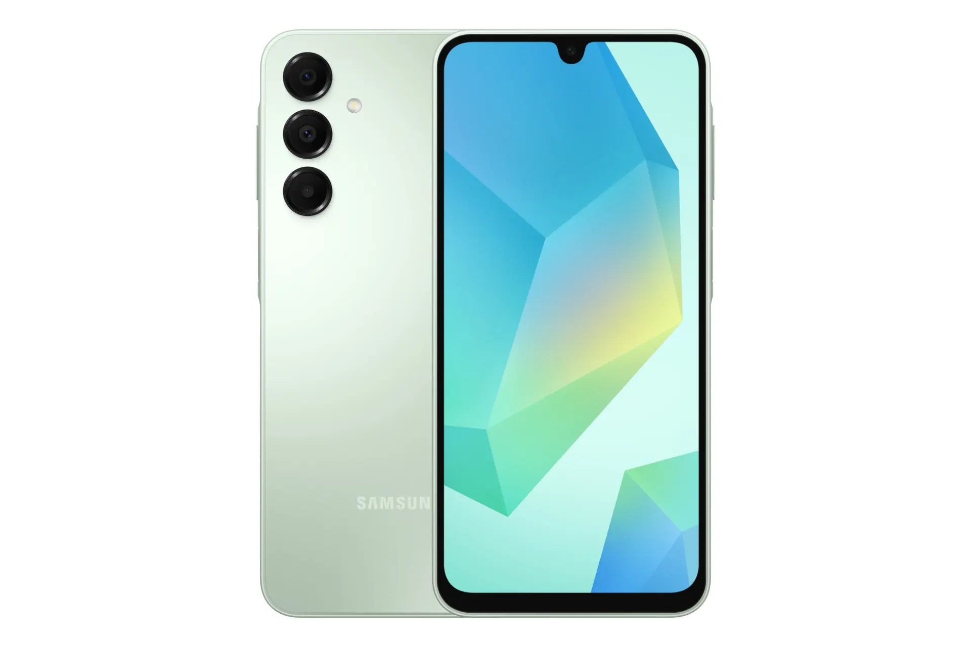 پنل جلو و پشت گوشی موبایل گلکسی A16 سامسونگ 4G سبز روشن / Samsung Galaxy A16 4G