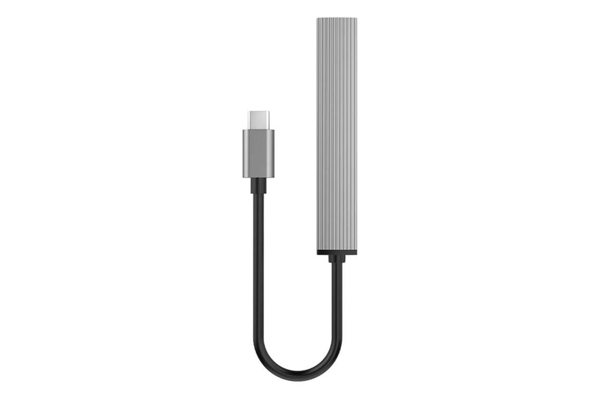 مرجع متخصصين ايران نماي بالاي هاب USB-C اوريكو 4 پورت مدل AH-12