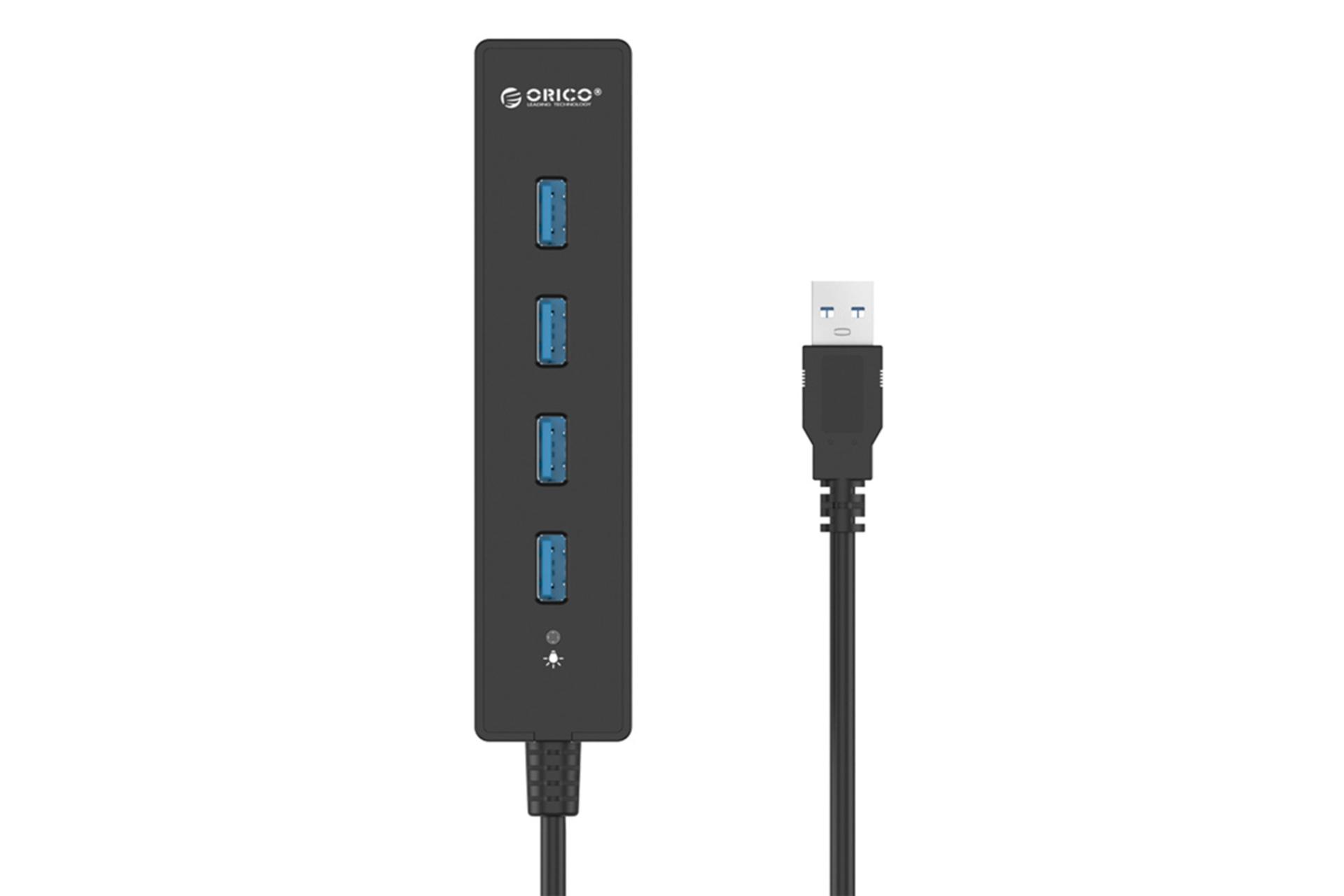 مرجع متخصصين ايران نماي بالاي هاب USB-A اوريكو 4 پورت مدل W8PH4-U3