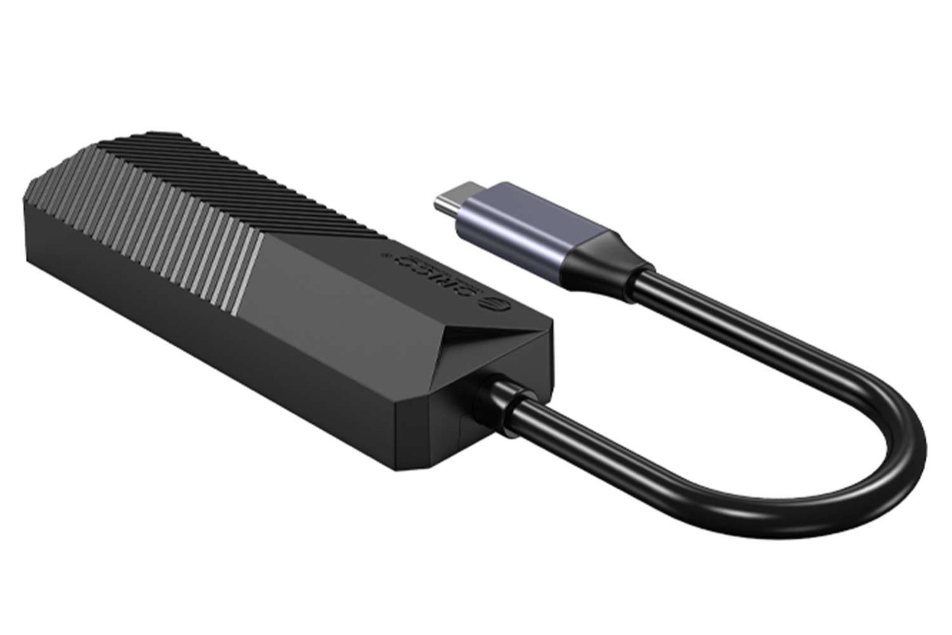 نمای پشت هاب USB-C اوریکو 4 پورت مدل MDK-4P