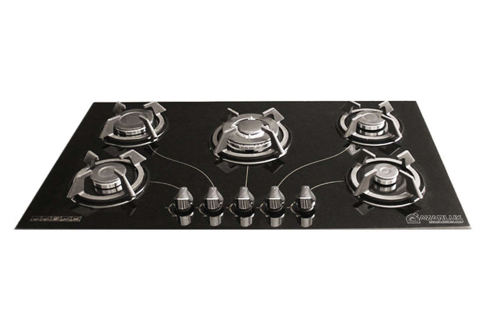 نمای جلوی اجاق گاز صفحه ای آذرلوکس G05NE-C4B