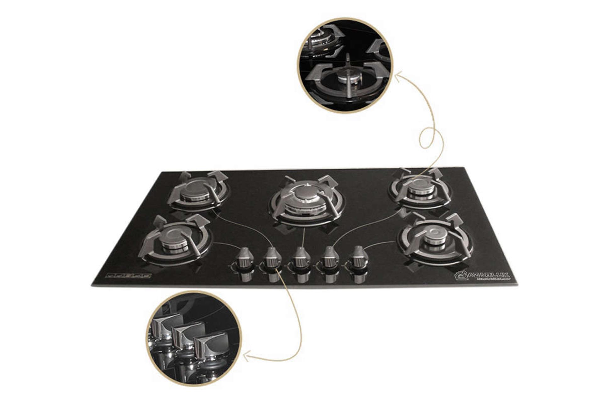 ولوم های اجاق گاز صفحه ای آذرلوکس G05NE-C4B