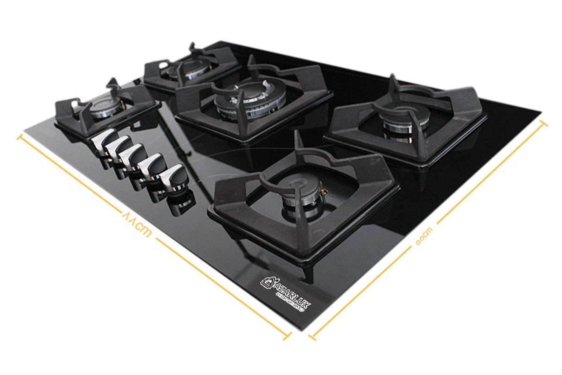 ابعاد اجاق گاز صفحه ای آذرلوکس G05NE-C3B