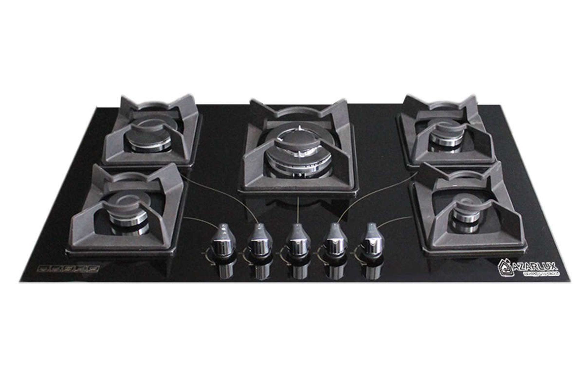 نمای جلوی اجاق گاز صفحه ای آذرلوکس G05NE-C3B