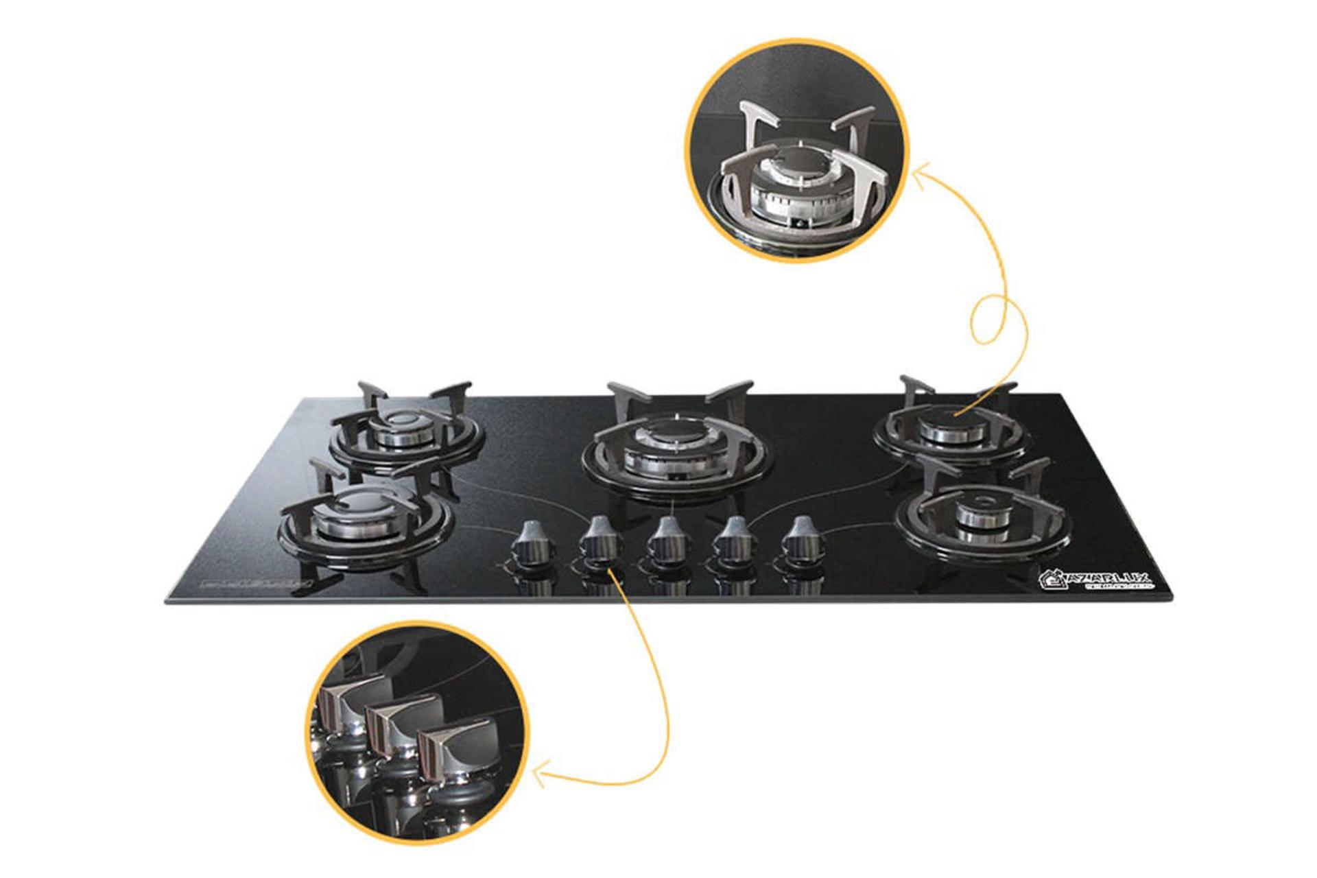 ولوم های اجاق گاز صفحه ای آذرلوکس G05NE-C1B