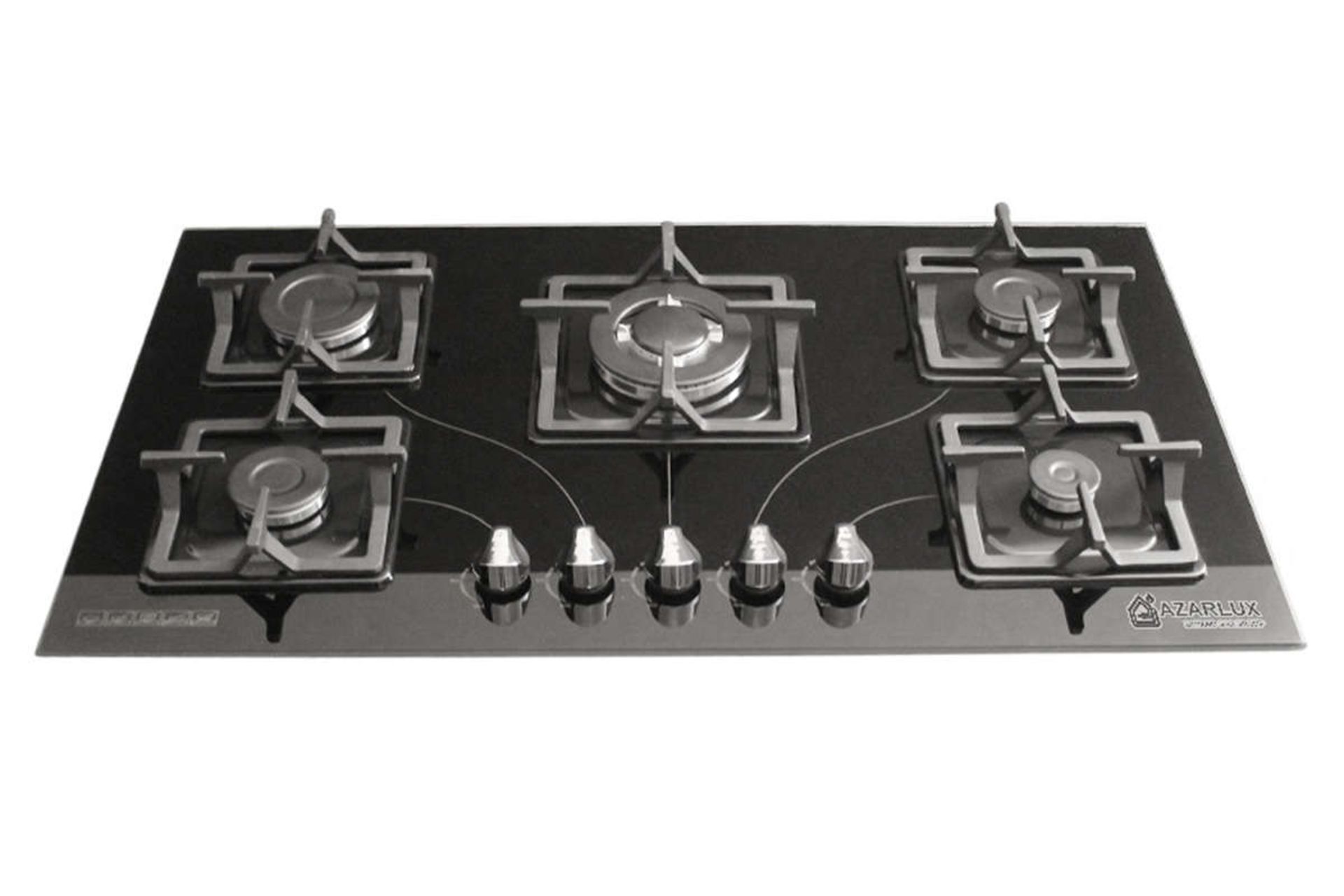 نمای جلوی اجاق گاز صفحه ای آذرلوکس G05NE-C7B