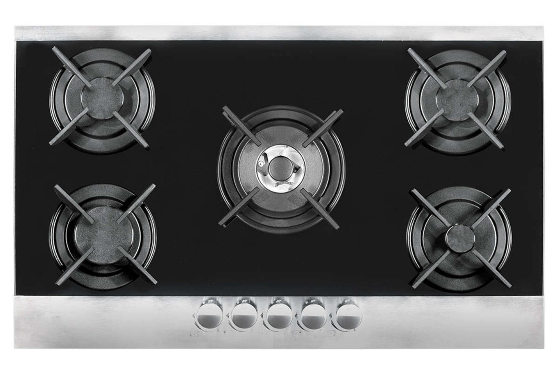 نمای بالای اجاق گاز صفحه ای میکس پلاس 519M