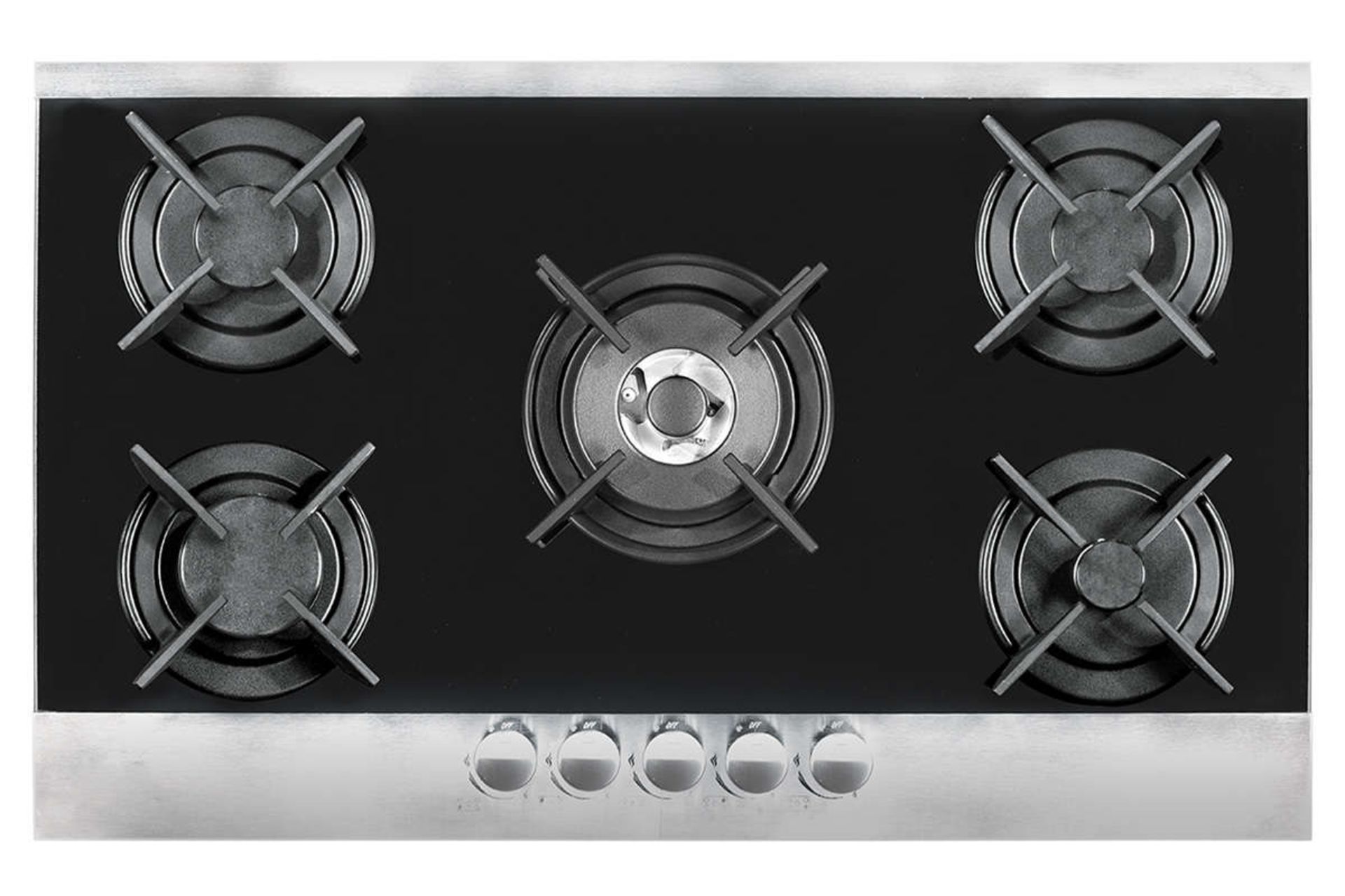 نمای بالای اجاق گاز صفحه ای میکس پلاس 519M