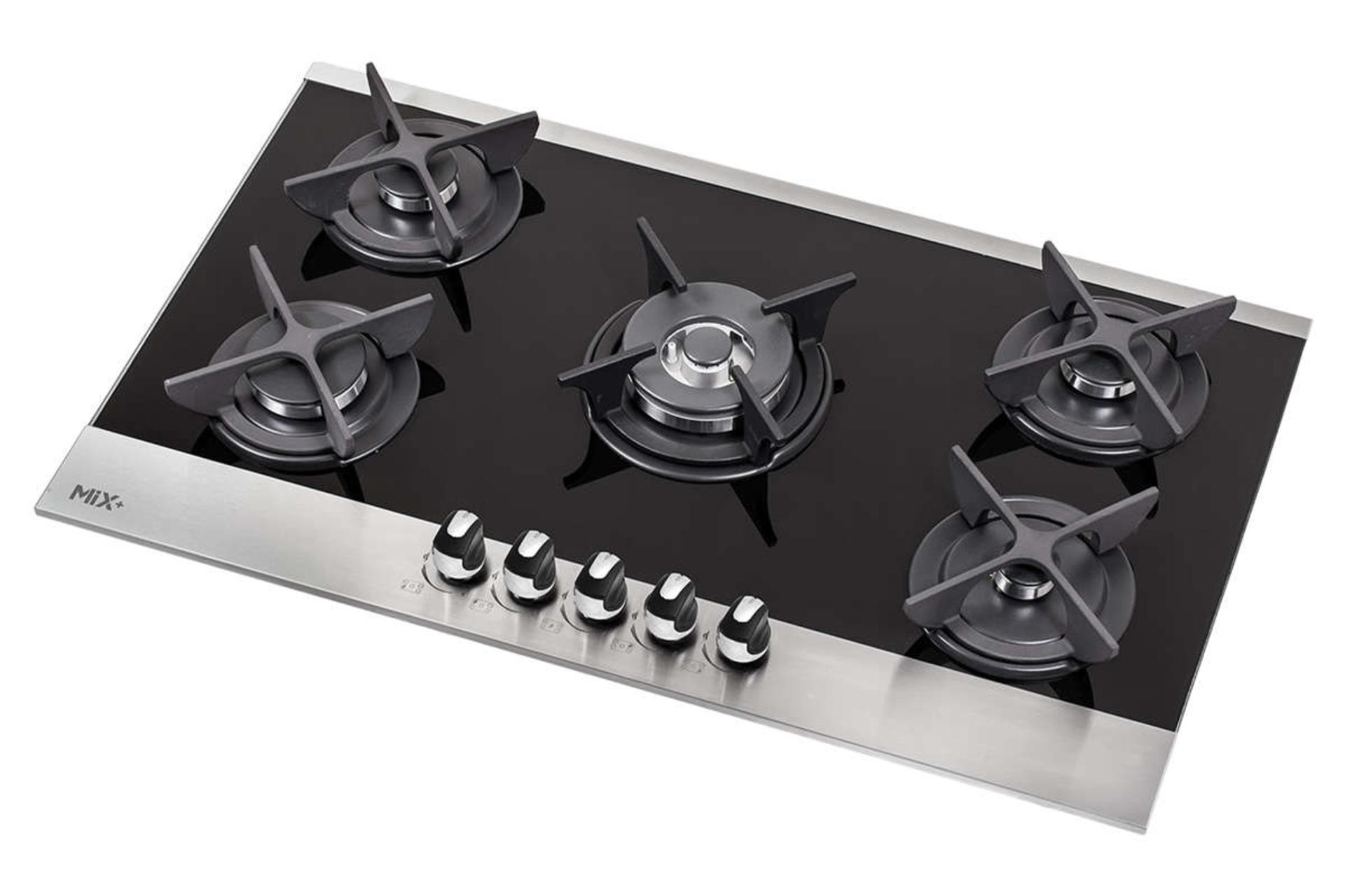 نمای سمت راست اجاق گاز صفحه ای میکس پلاس 519M