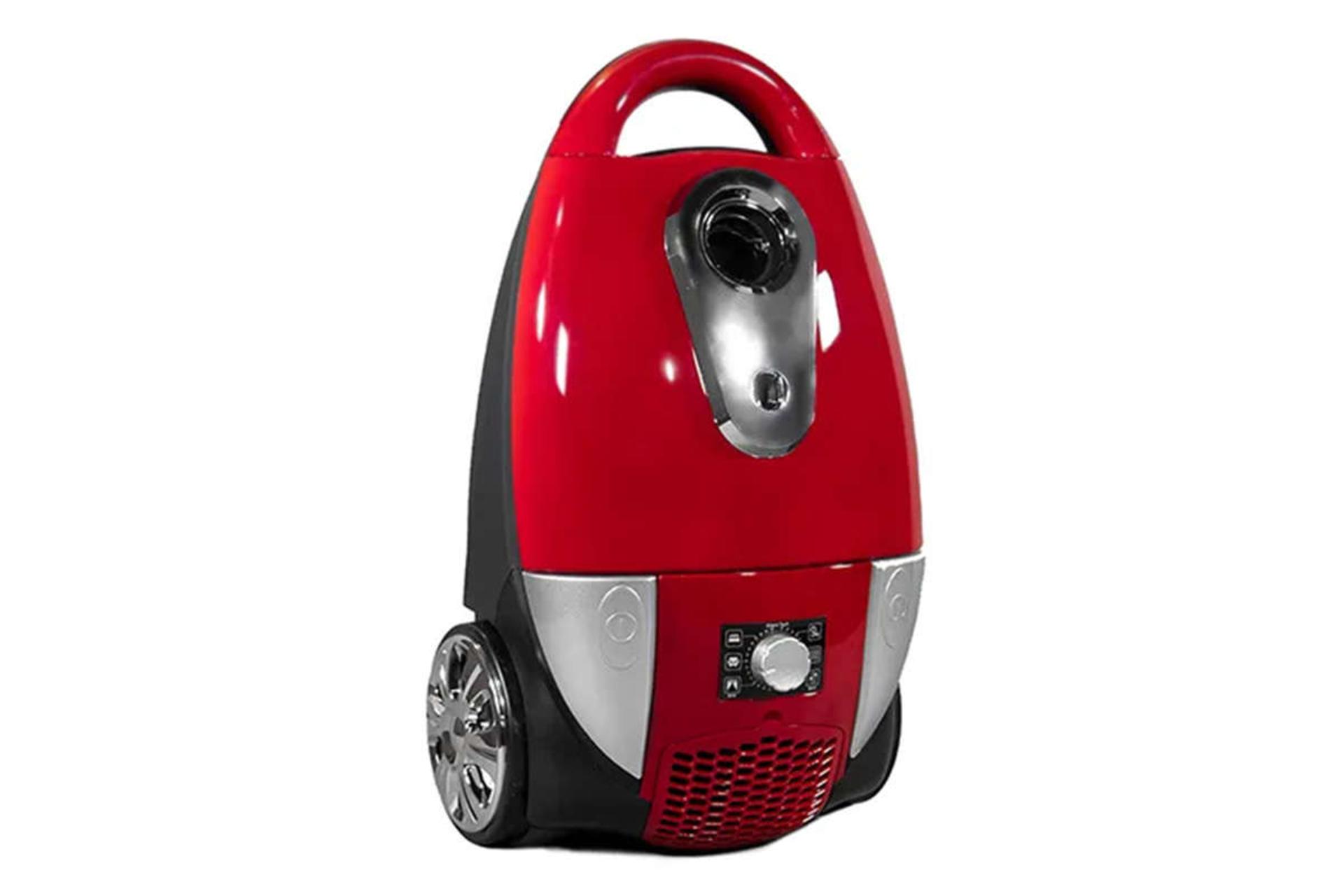 نمای سمت چپ جاروبرقی ارشیا VC-3200 رنگ قرمز