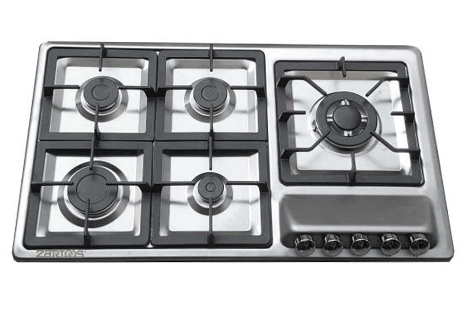 نمای جلوی اجاق گاز صفحه ای زرتوس ZS5007