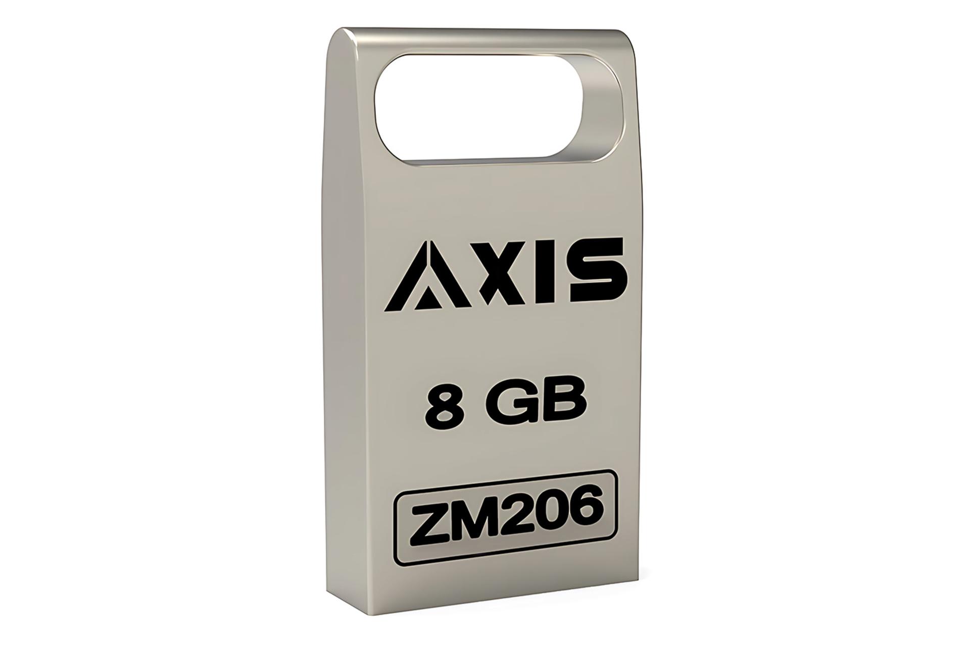 نمای کناری فلش مموری اکسیس AXIS ZM206 8GB USB 2.0