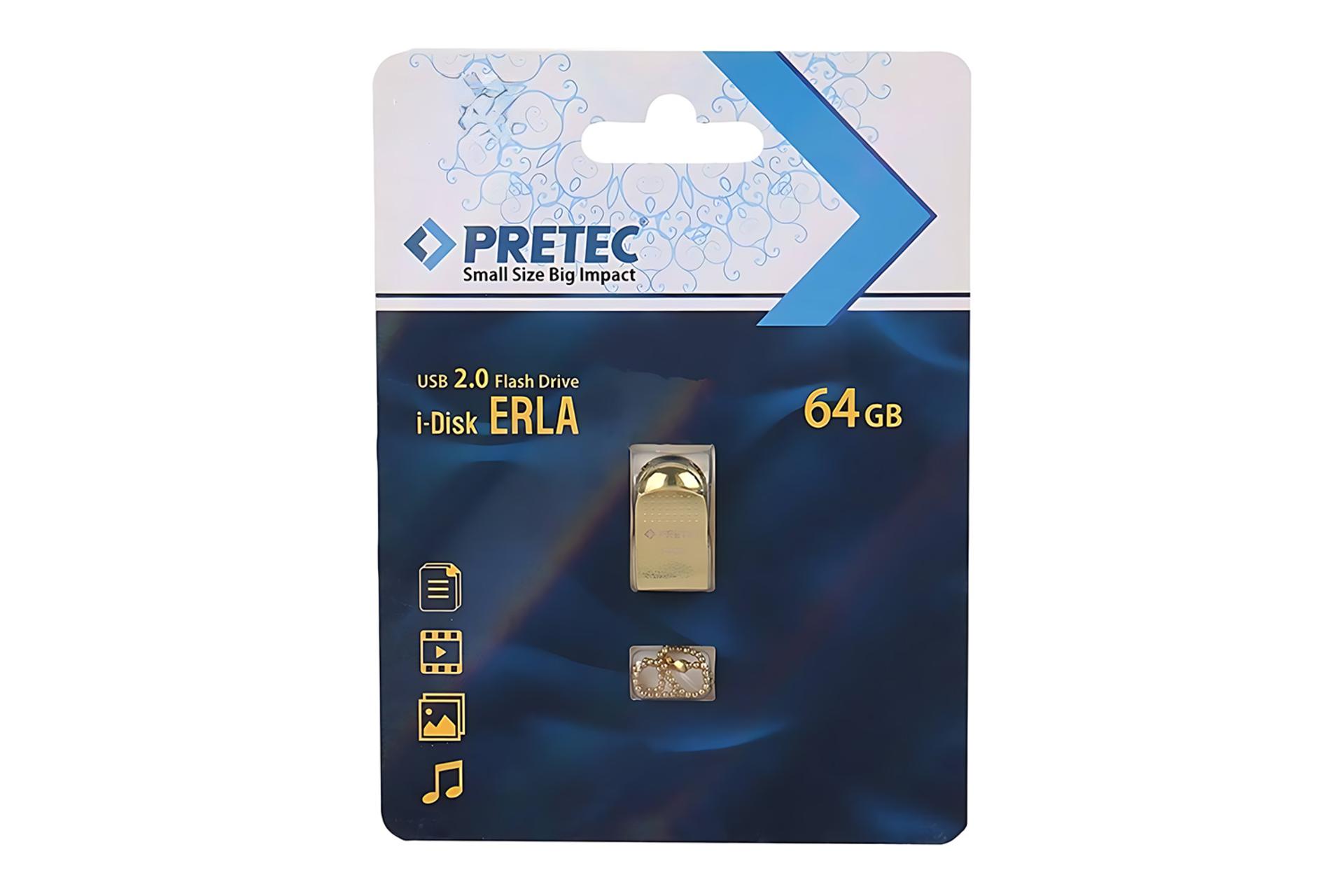 جعبه فلش مموری پریتک PRETECH i-Disk ERLA 64GB USB 2.0