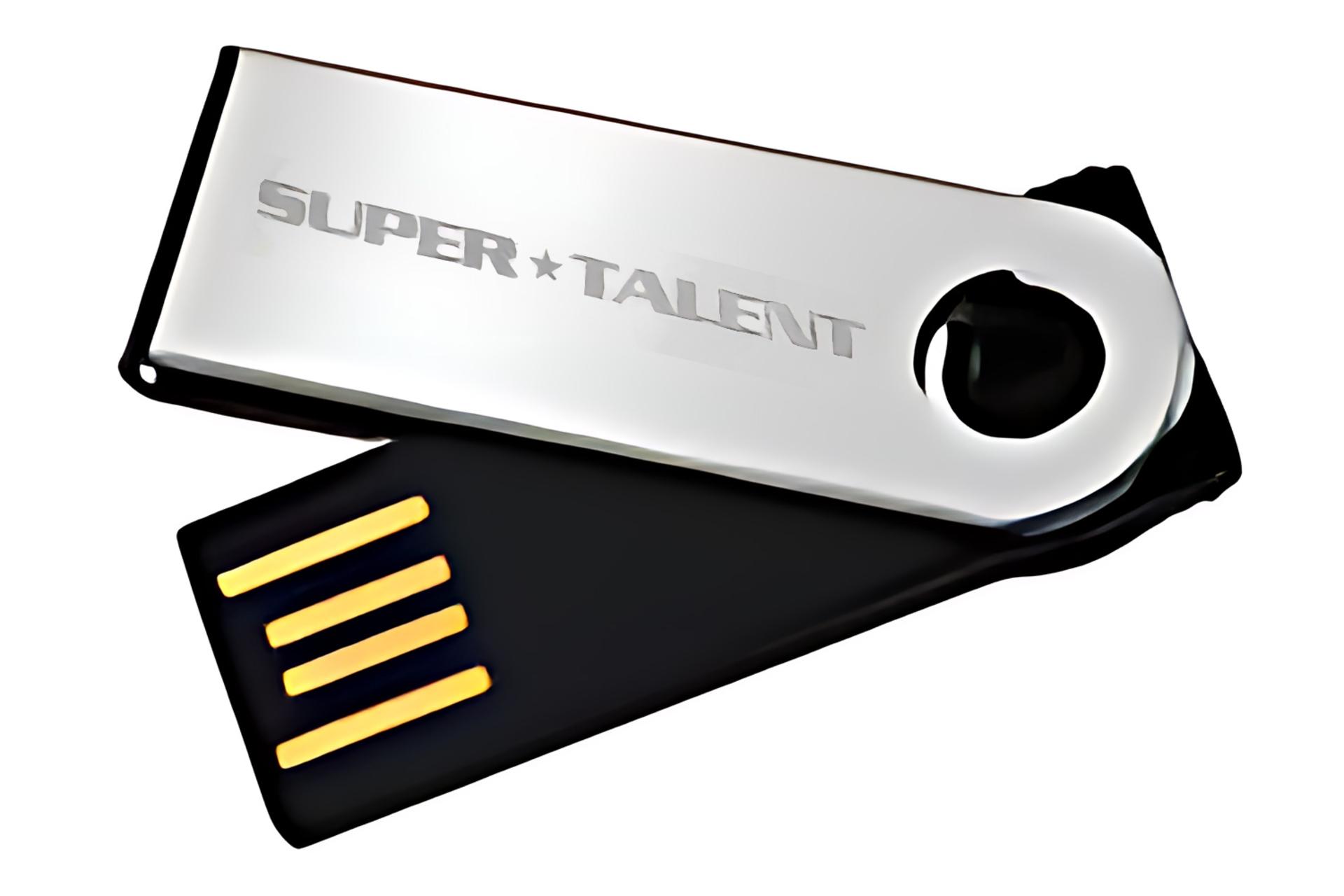 نمای کناری فلش مموری سوپر تلنت Super Talent PICO A 16GB USB 2.0