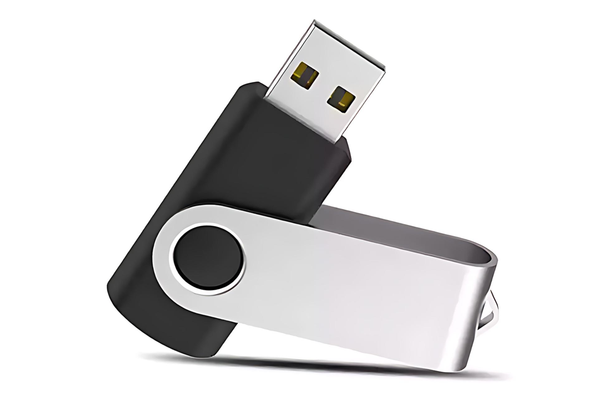 نمای کناری فلش مموری سوپر تلنت Super Talent RM4GB-BK/R 4GB USB 2.0