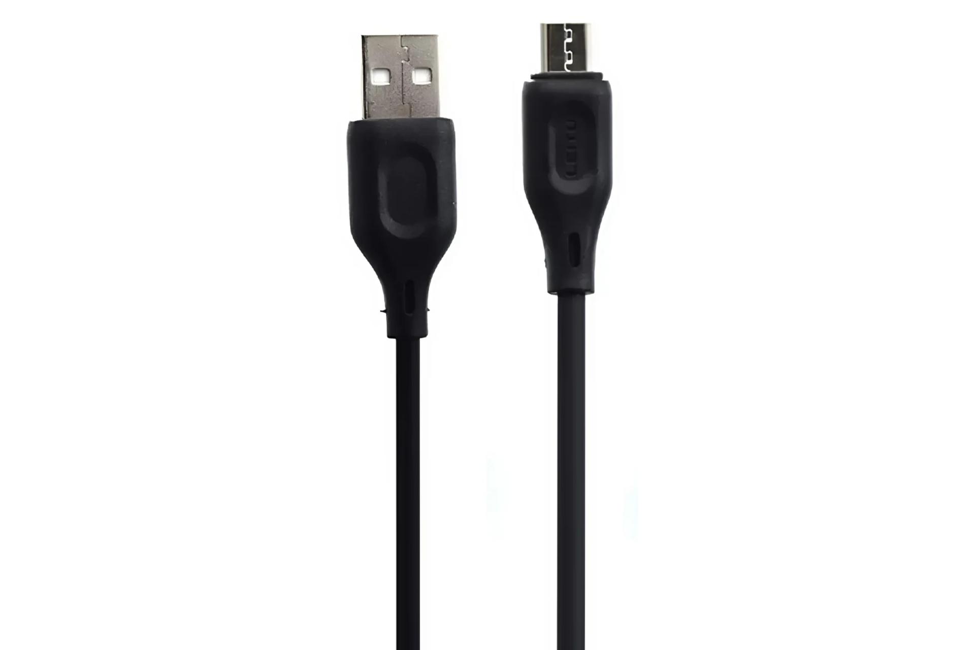 کابل شارژ USB لیتو Type-A به Micro-USB مدل LD-37 با طول 1 متر رنگ مشکی