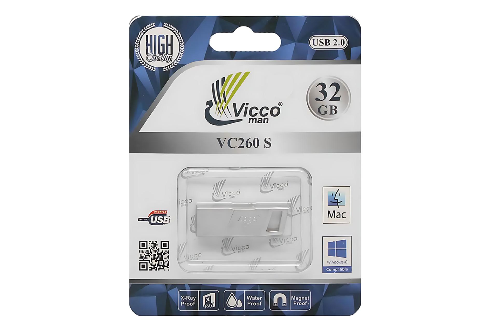 جعبه فلش مموری ویکومن Viccoman VC260 S 32GB USB 2.0