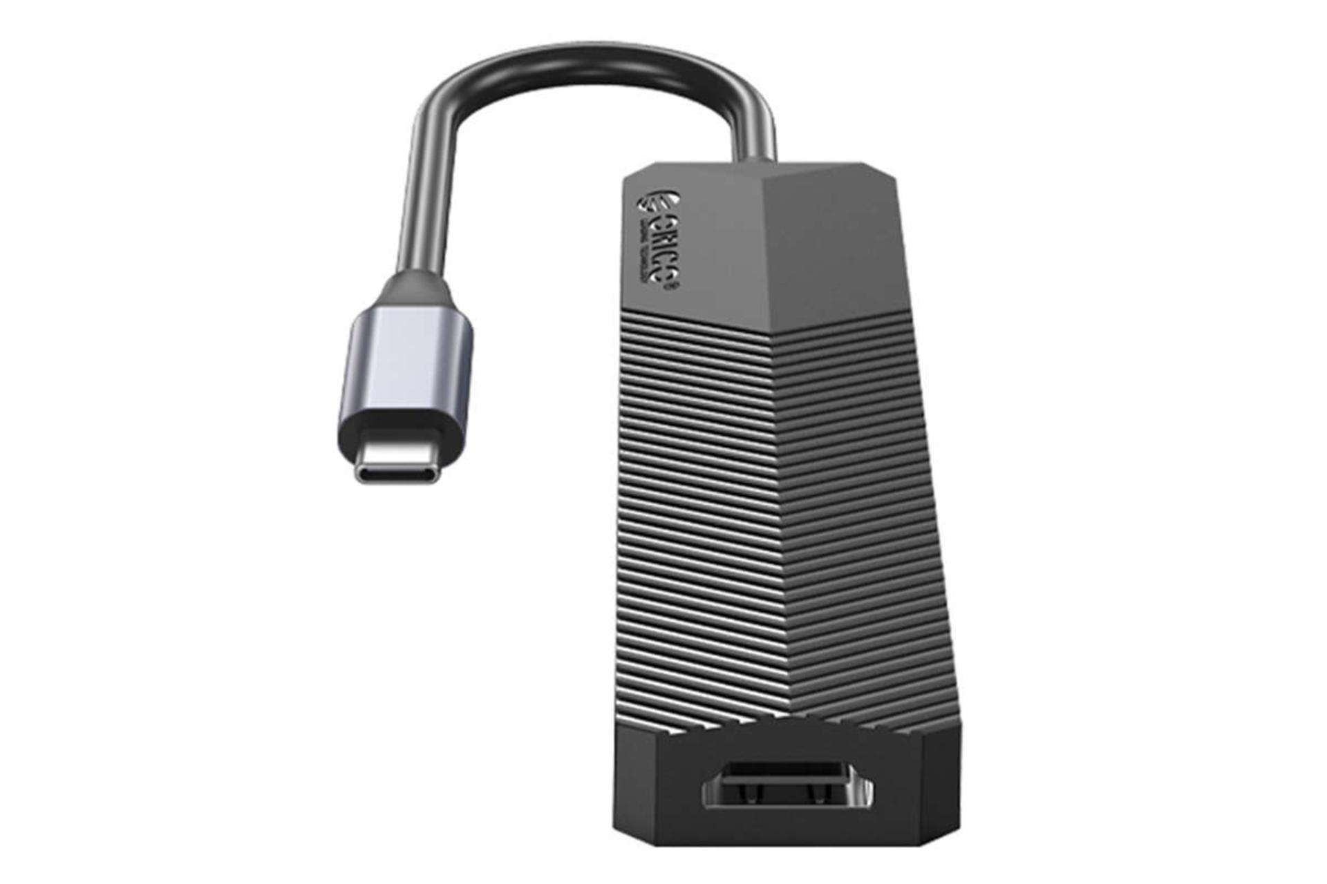 مرجع متخصصين ايران نماي جلوي هاب USB-C اوريكو 6 پورت مدل MDK-4P