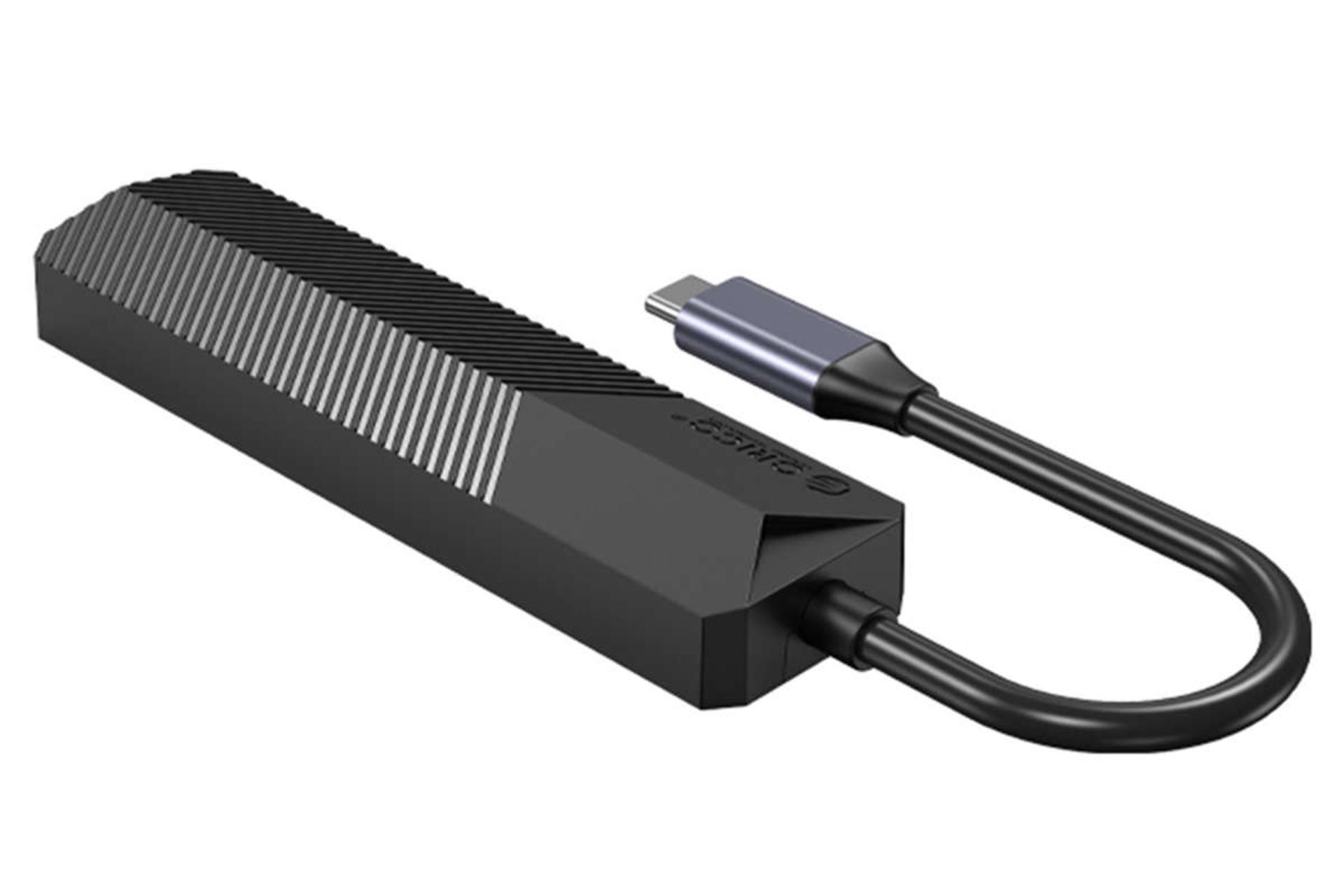 مرجع متخصصين ايران نماي سمت چپ هاب USB-C اوريكو 6 پورت مدل MDK-4P