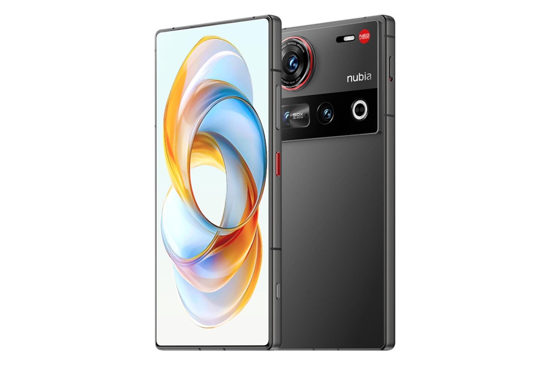 لبه های کناری گوشی موبایل نوبیا Z70 اولترا زد تی ای مشکی / ZTE nubia Z70 Ultra